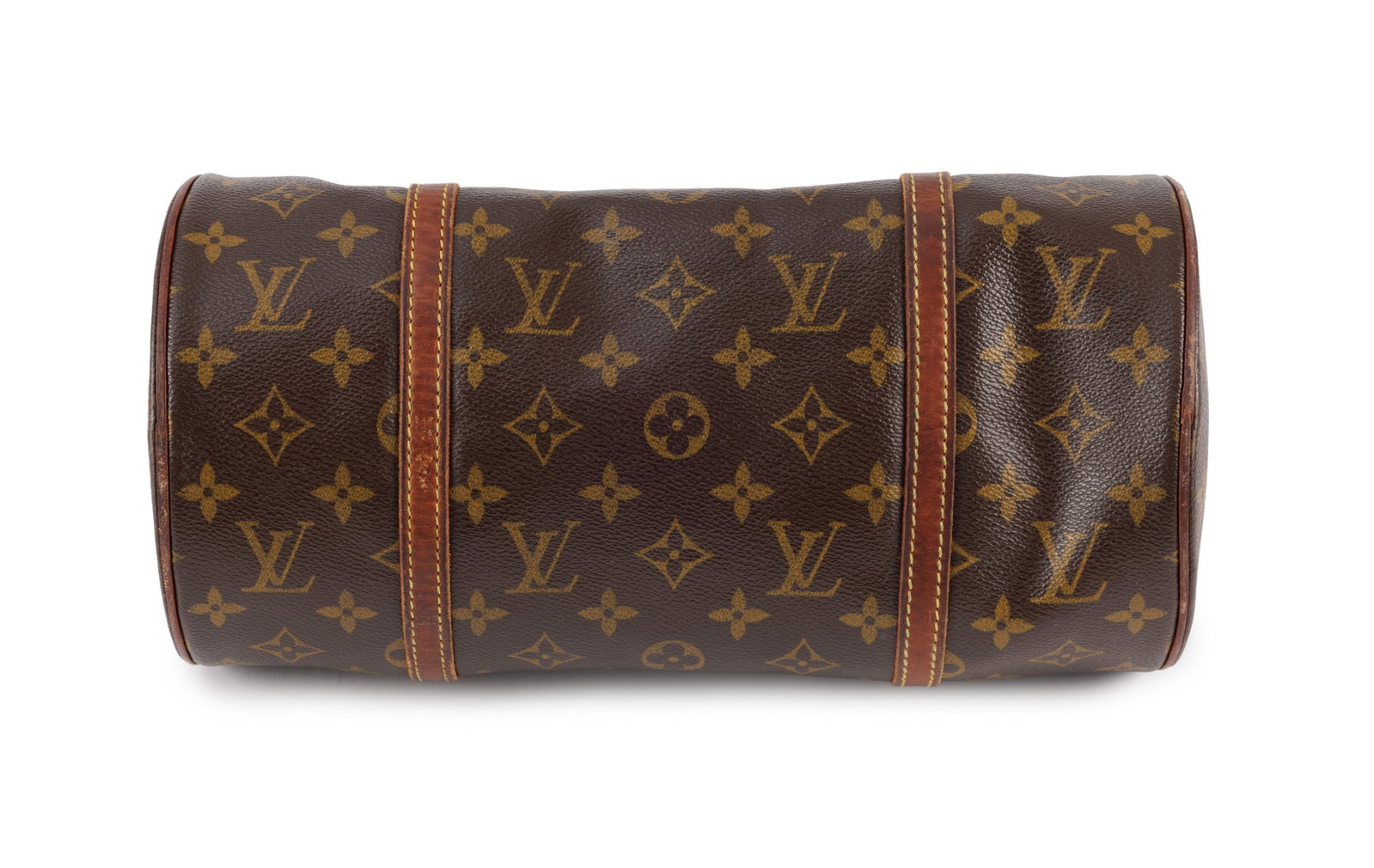 Louis Vuitton, sac Papillon en toile enduite Monogram et cuir naturel, 14,5x30 cm - 4