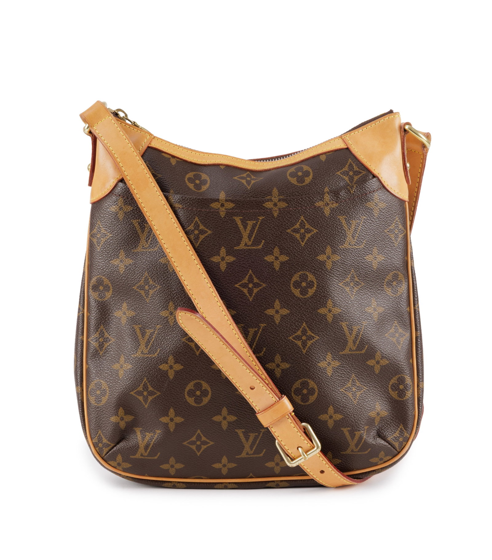 Louis Vuitton, sac Odéon en toile enduite Monogram et cuir naturel, longue bandoulière en : Louis Vuitton, sac Odéon en toile enduite Monogram et cuir naturel, longue bandoulière en cuir naturel, 27x25 cm Condition Très bon état de conservation Cuir naturel