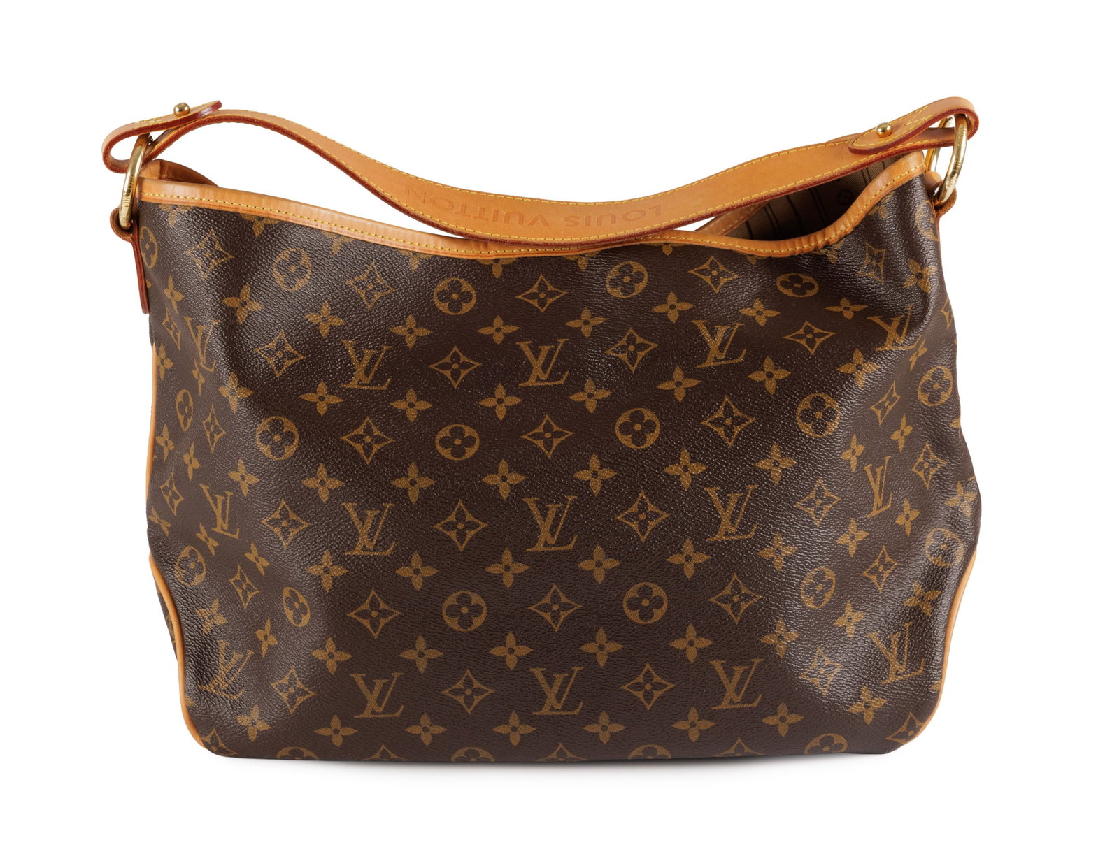 Louis Vuitton, sac Delightful en toile enduite Monogram et cuir naturel, housse, facture, 26x32 cm - 3