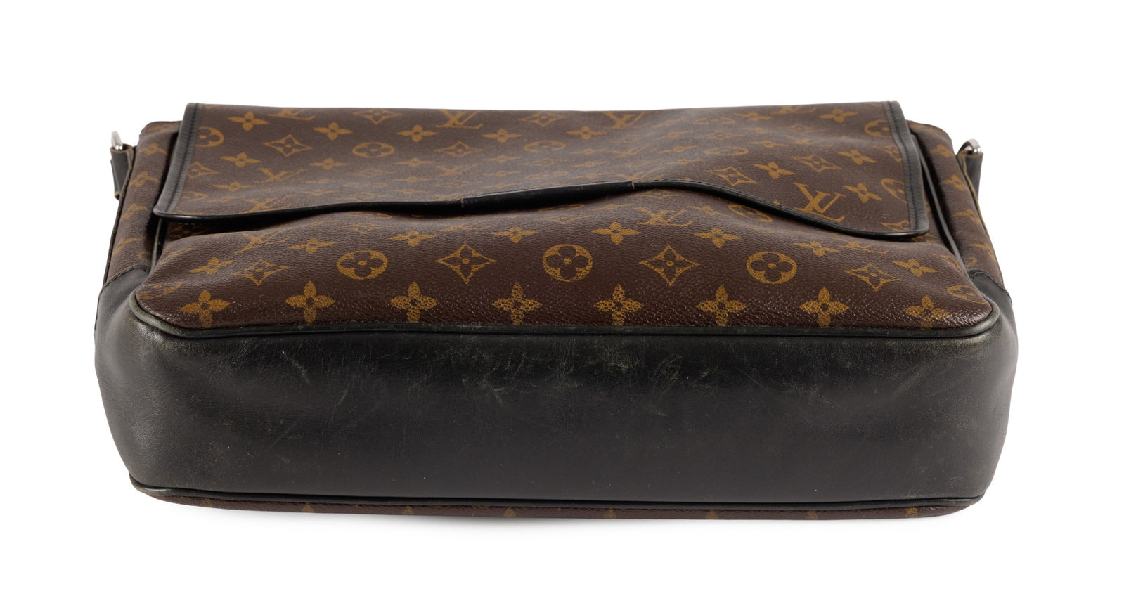 Louis Vuitton, sac Macassar Bass Messenger en toile enduite Monogram et cuir noir, bandoulière  - 3