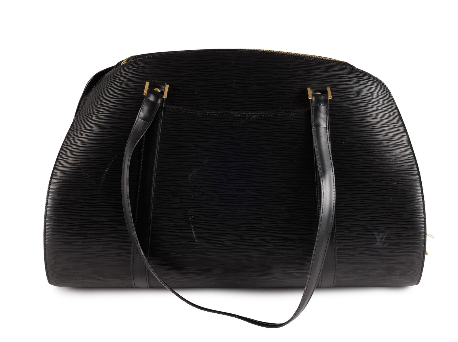 Louis Vuitton, sac Solferino 50 en cuir épi noir, housse, 30x50 cm - 2