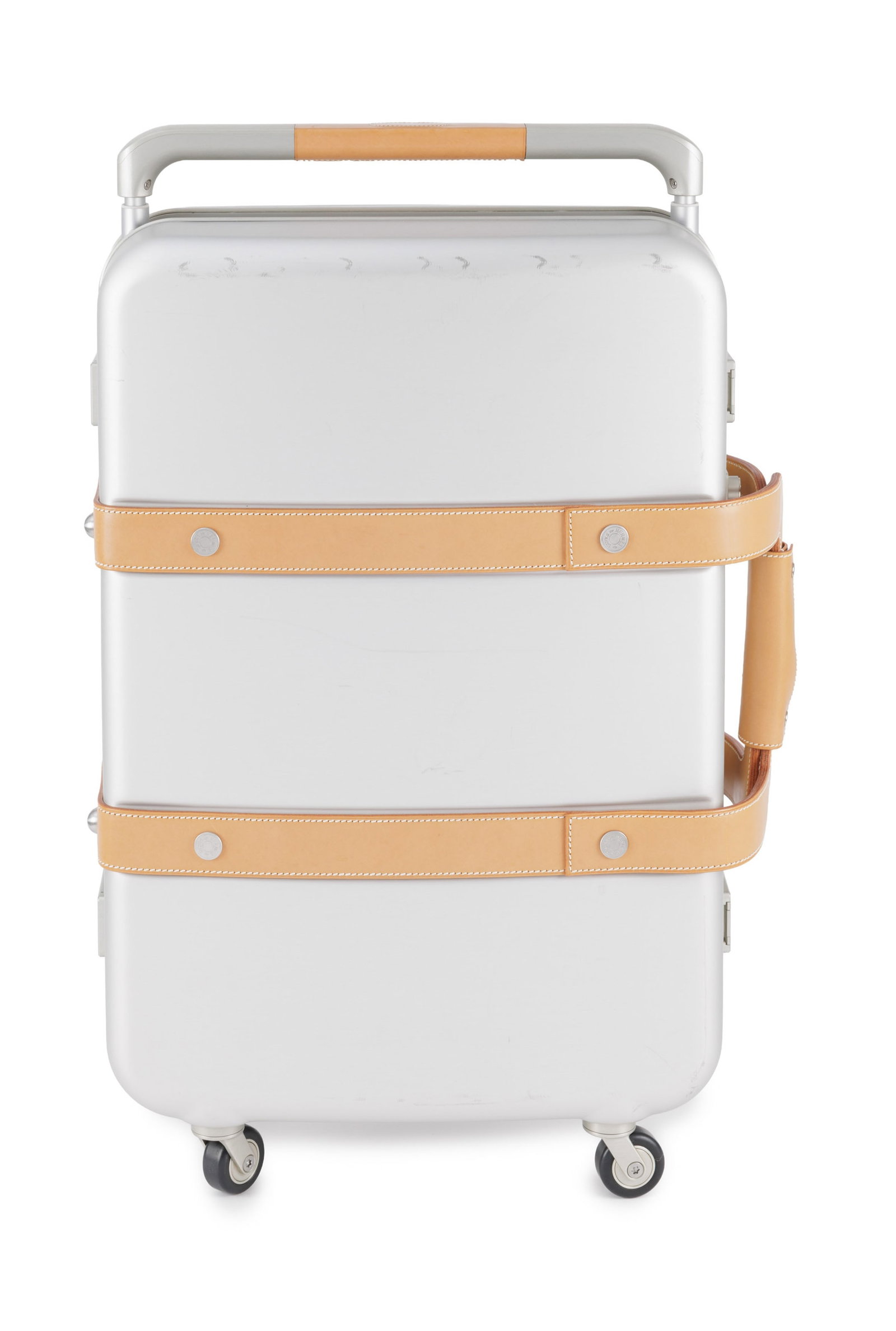 Hermès, valise ORION Aluminium, fibre de carbone et vache naturelle, poignée télescop - 2