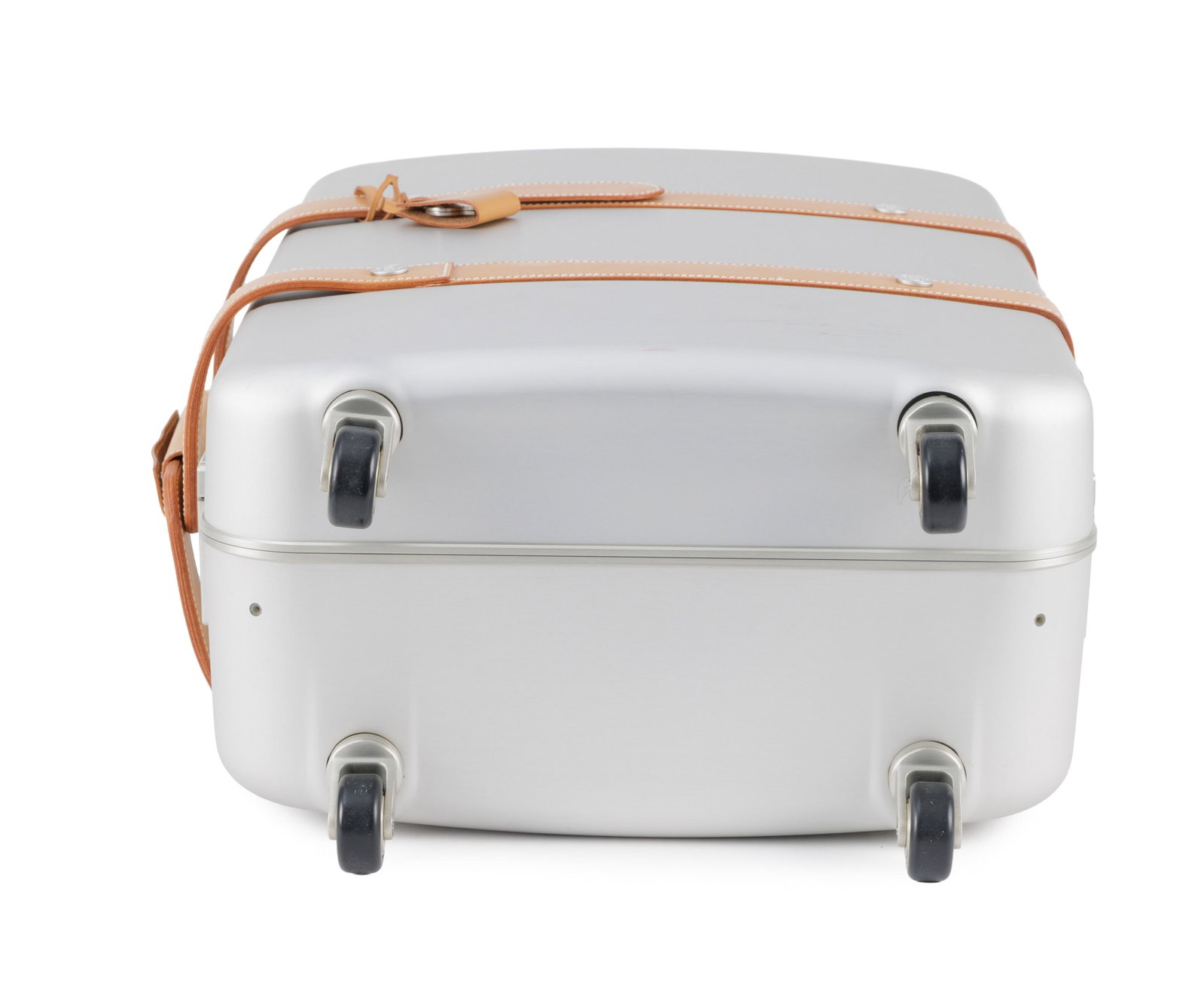 Hermès, valise ORION Aluminium, fibre de carbone et vache naturelle, poignée télescop - 8