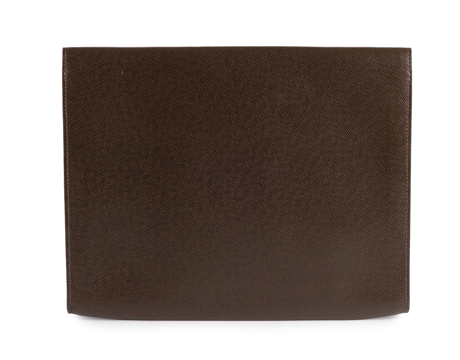 Louis Vuitton, porte-documents en cuir taïga marron, avec 2 clefs, housse, 27x35 cm - 2