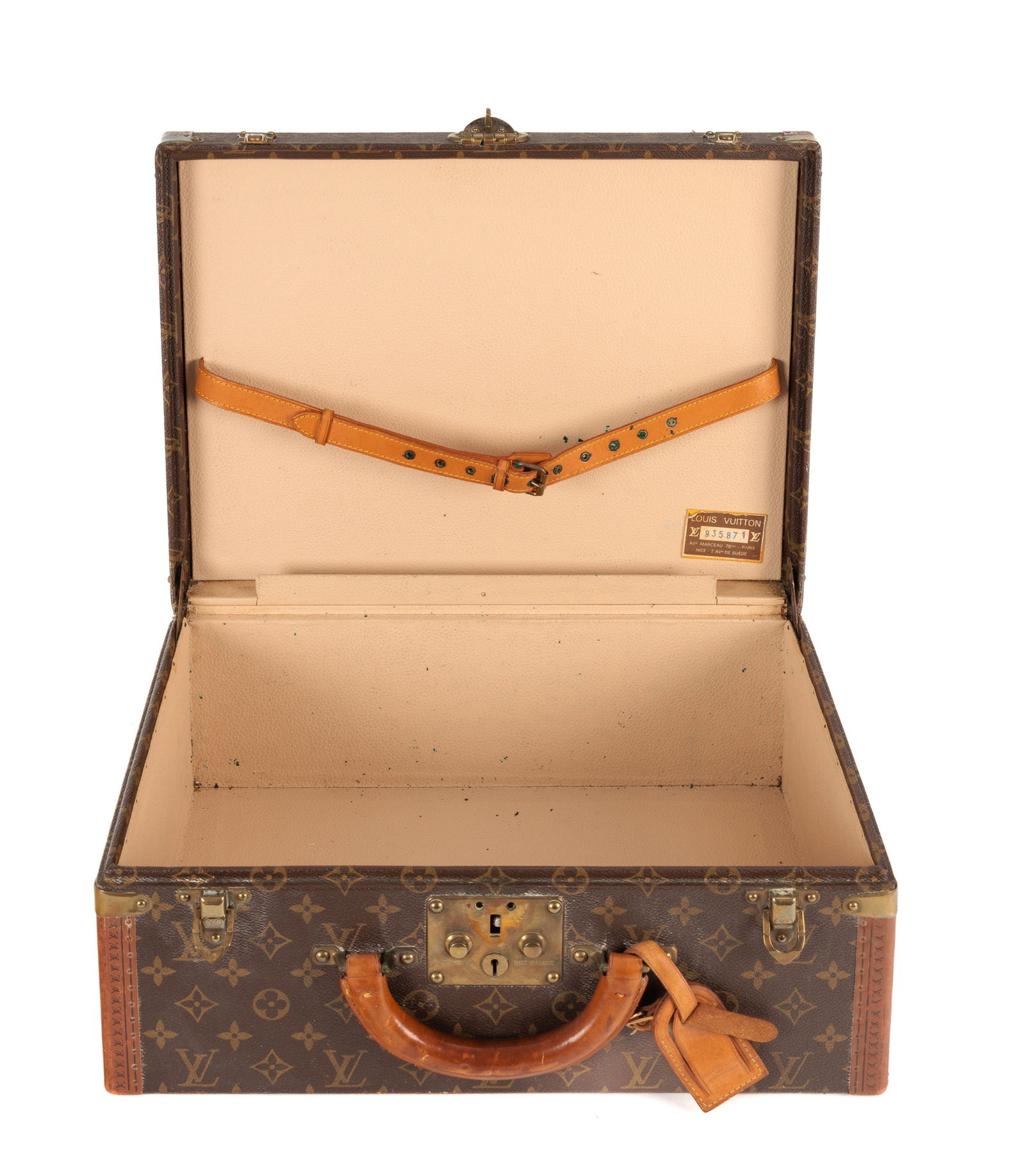 Louis Vuitton, attaché case Super Président en toile enduite Monogram, cornières en l - 4
