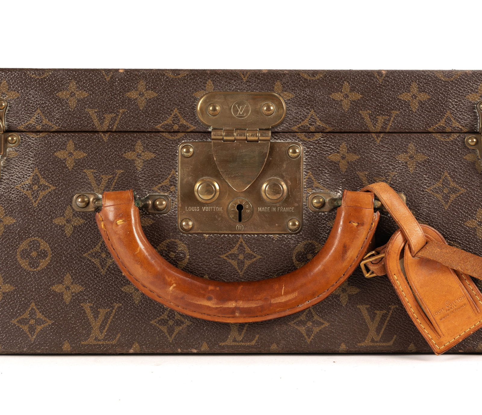 Louis Vuitton, attaché case Super Président en toile enduite Monogram, cornières en l - 5