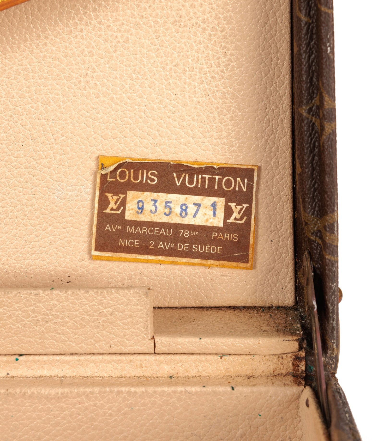 Louis Vuitton, attaché case Super Président en toile enduite Monogram, cornières en l - 6