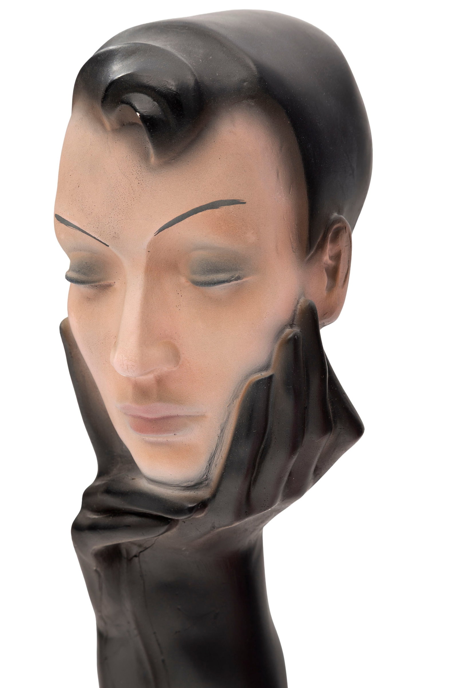Christian Dior, 3 sculptures publicitaires Femme Gantée, France années 1960, aux gants rou - 4