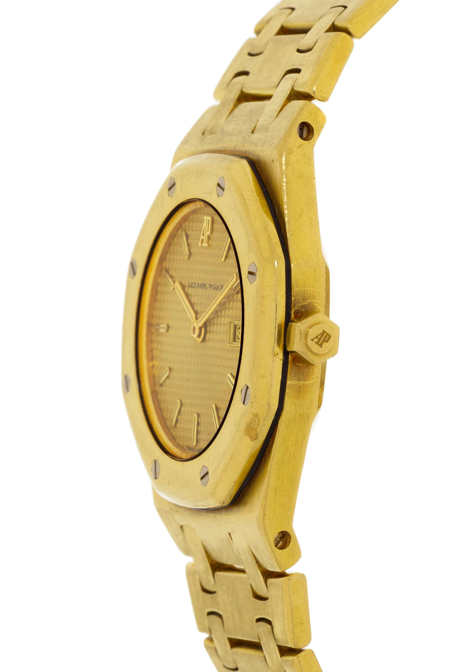 Audemars Piguet, Royal Oak, montre-bracelet en or 750, années 1980 Mouvement: cal. 2711, quar - 2
