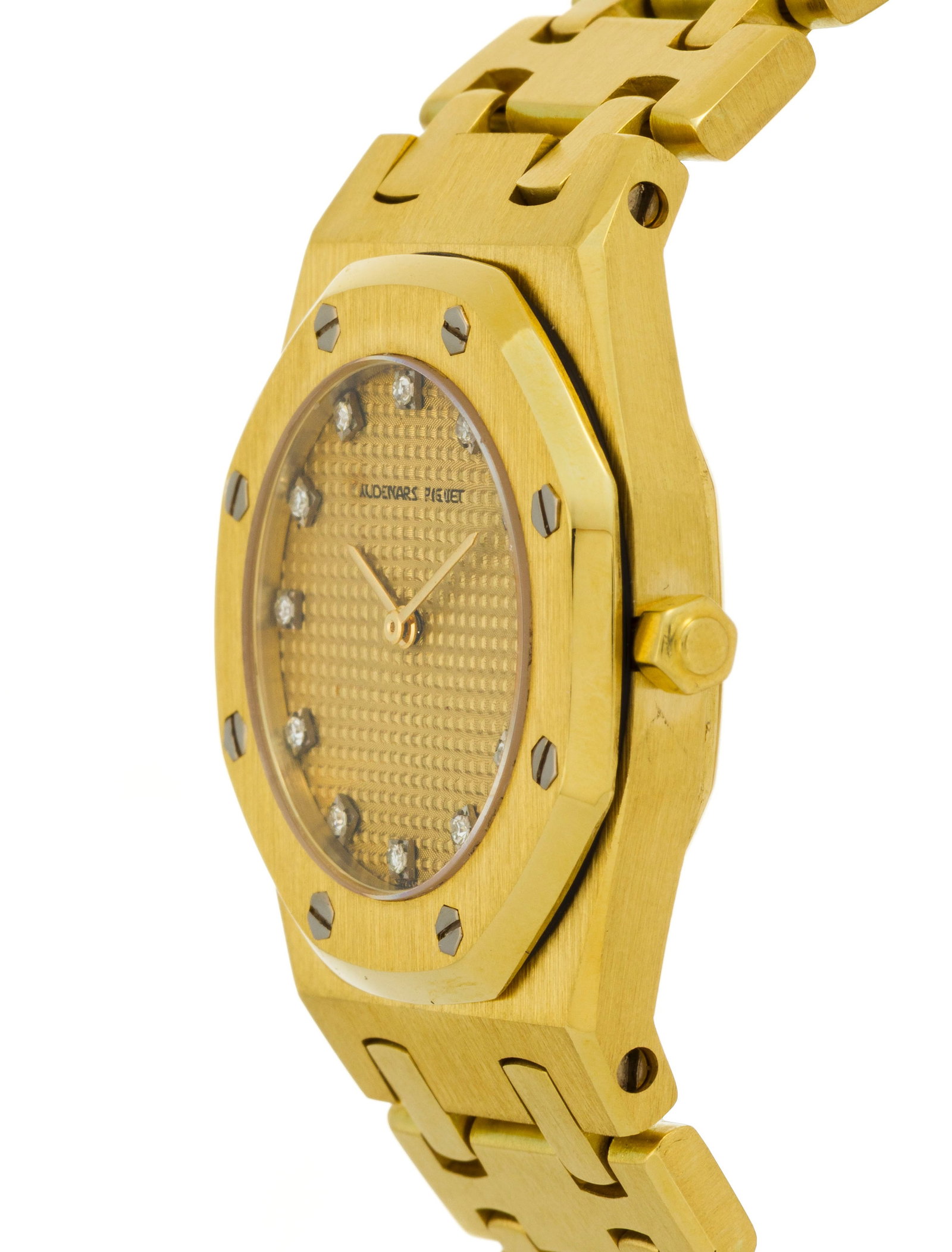 Audemars Piguet, Royal Oak II, réf. BA 6007 0516, montre-bracelet en or 750 avec index sertis d - 2
