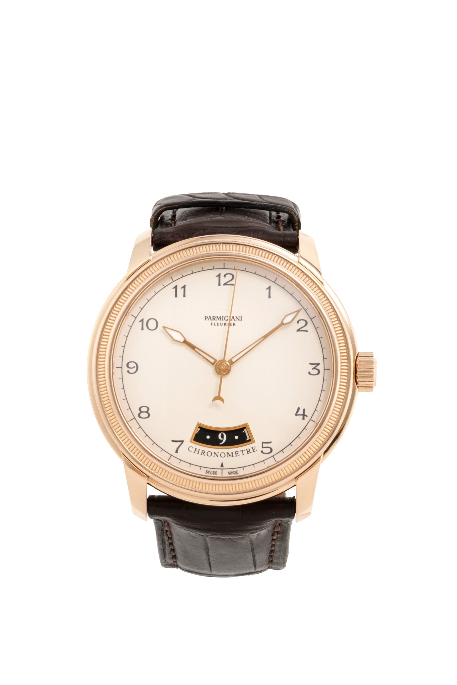 Parmigiani, Toric, montre en or rose 750 avec indication de la date, circa 2020 Mouvement: cal. PF (1 of 5)