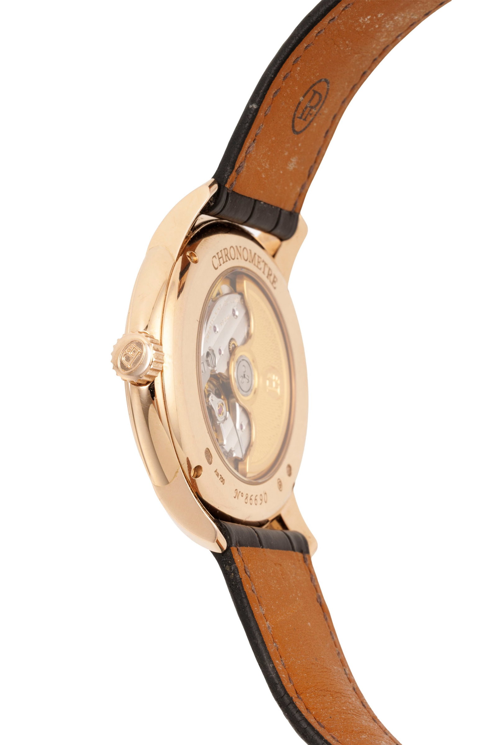 Parmigiani, Toric, montre en or rose 750 avec indication de la date, circa 2020 Mouvement: cal. PF - 3