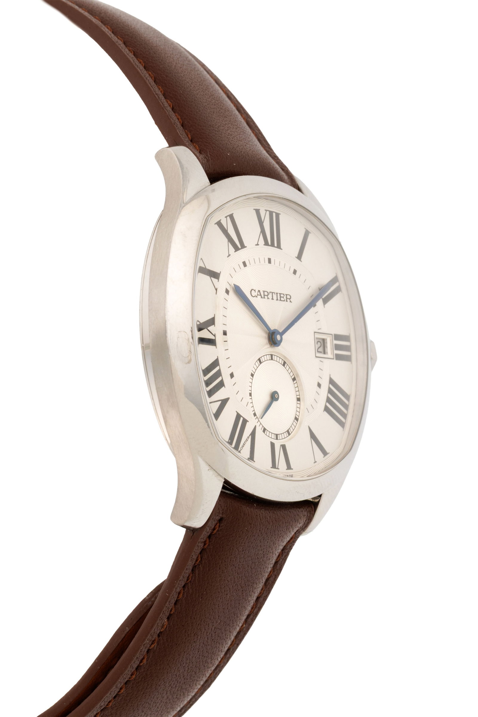 Cartier, Drive, réf. 3930, montre petite seconde en acier Mouvement: cal. 1904-PS MC, automa - 2