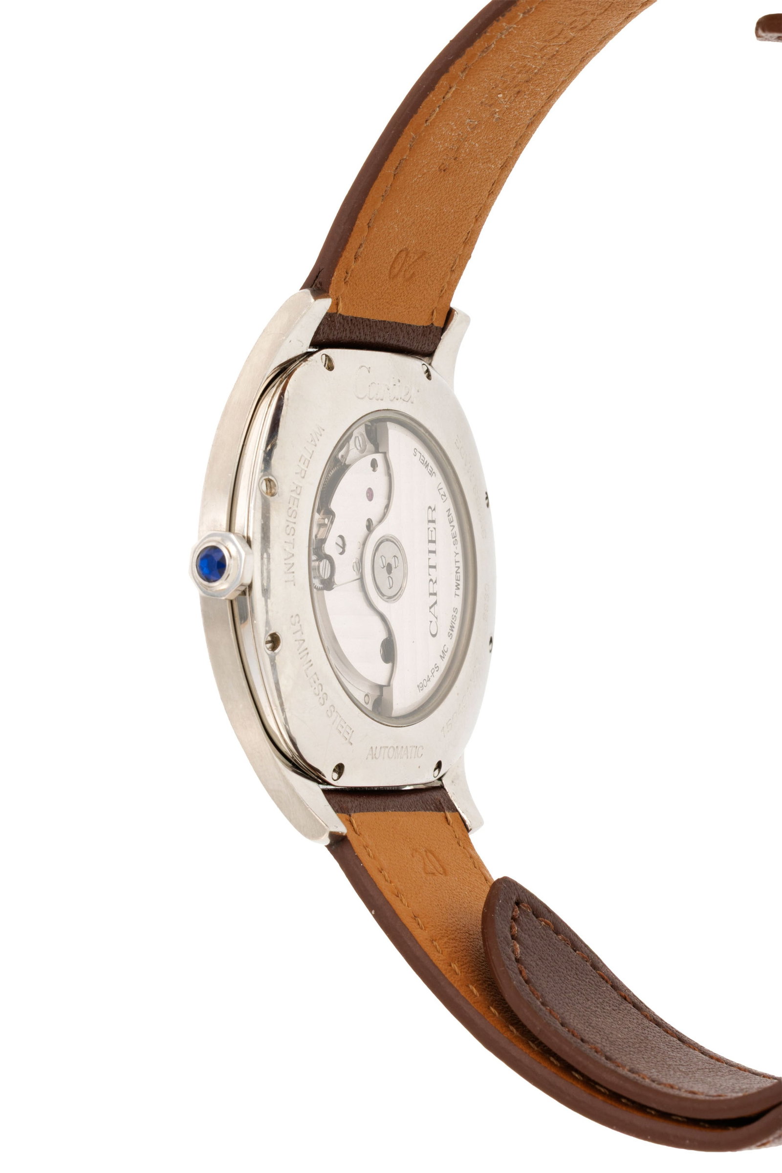 Cartier, Drive, réf. 3930, montre petite seconde en acier Mouvement: cal. 1904-PS MC, automa - 3