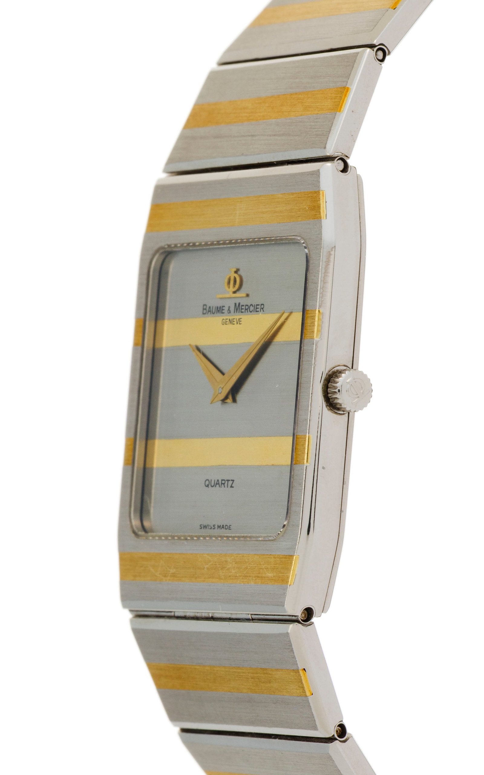 Baume & Mercier, Monte Carlo, _"Zèbre"_, réf. 5739.038, montre-bracelet en acier bicolore  - 2