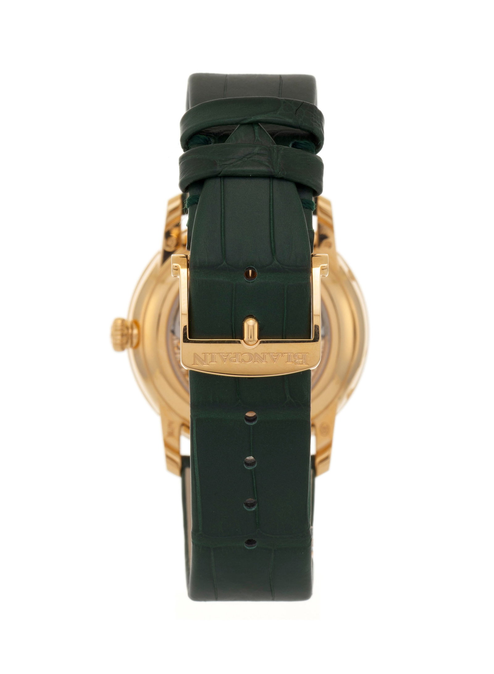 Blancpain, Villeret Quantième Phases de Lune, réf. 6126-2953-55B, montre en or rose 750 av - 3