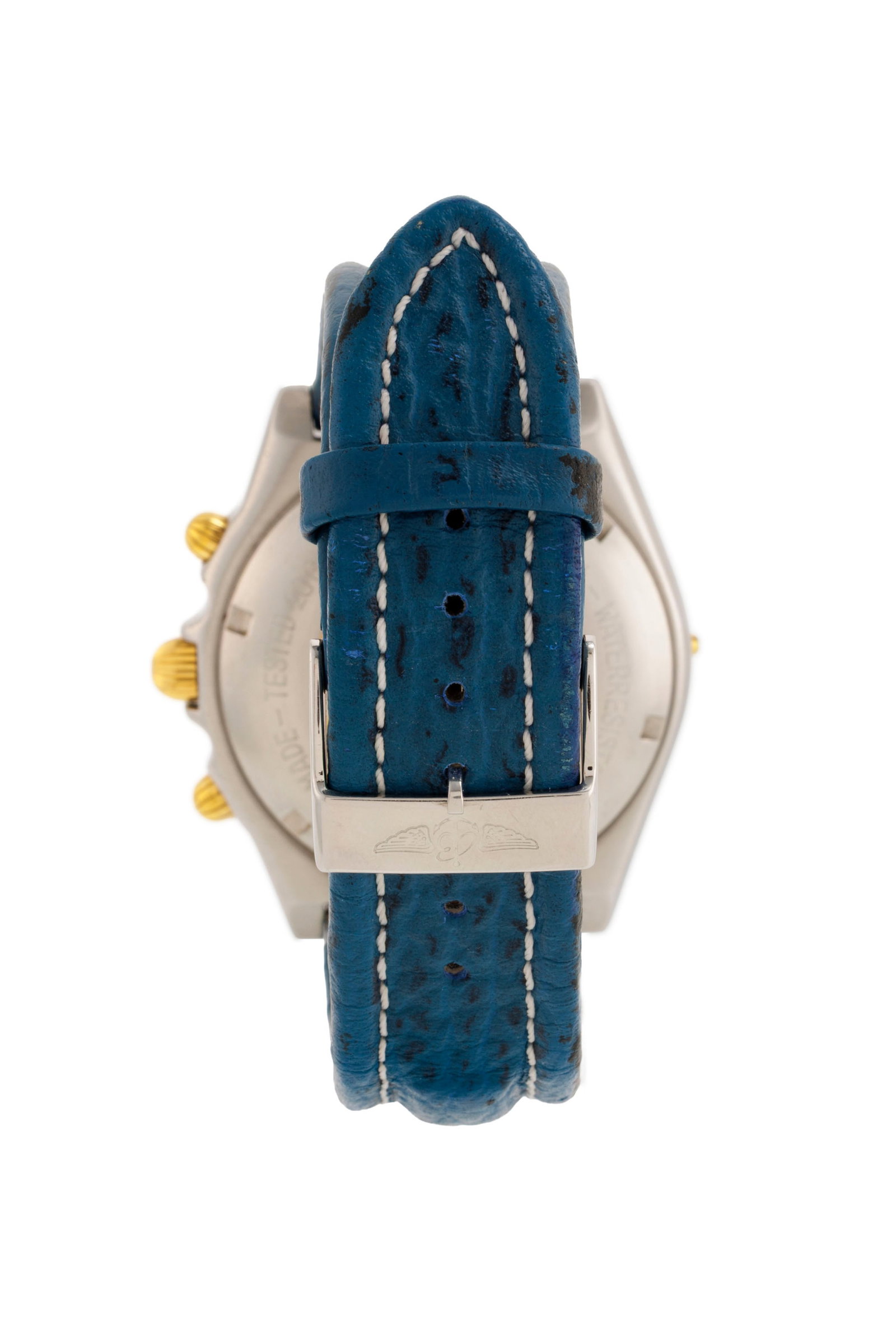 Breitling, Chronomat, réf. 81.950, montre chronographe en acier et or Mouvement: cal. Valjou - 4