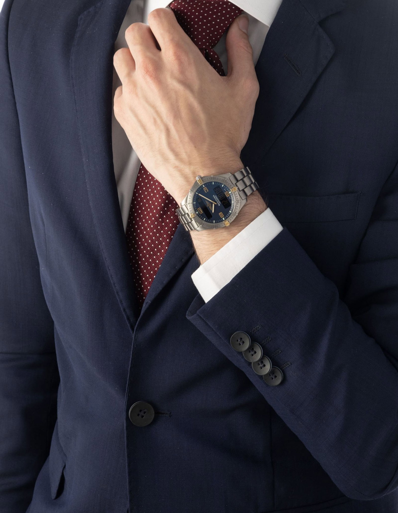 Breitling, Aerospace, réf. E56062, montre-bracelet en titane avec une partie digital Mouvemen - 5