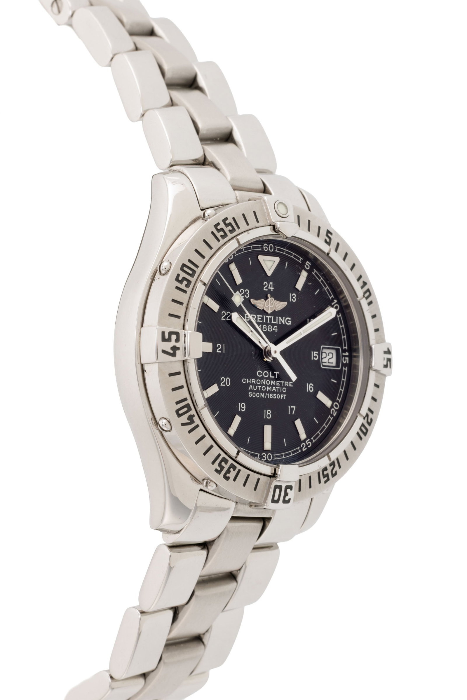 Breitling, Colt, réf. A17350, montre-bracelet en acier Mouvement: cal. ETA 2824-2, automatiqu - 2