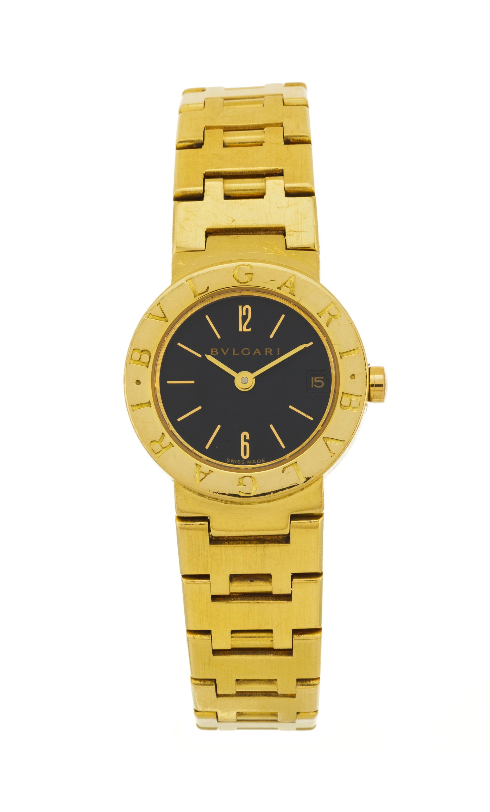 Bulgari, réf. BB 23 GGD, montre-bracelet en or 750 avec indication de la date Mouvement: quar (1 of 4)