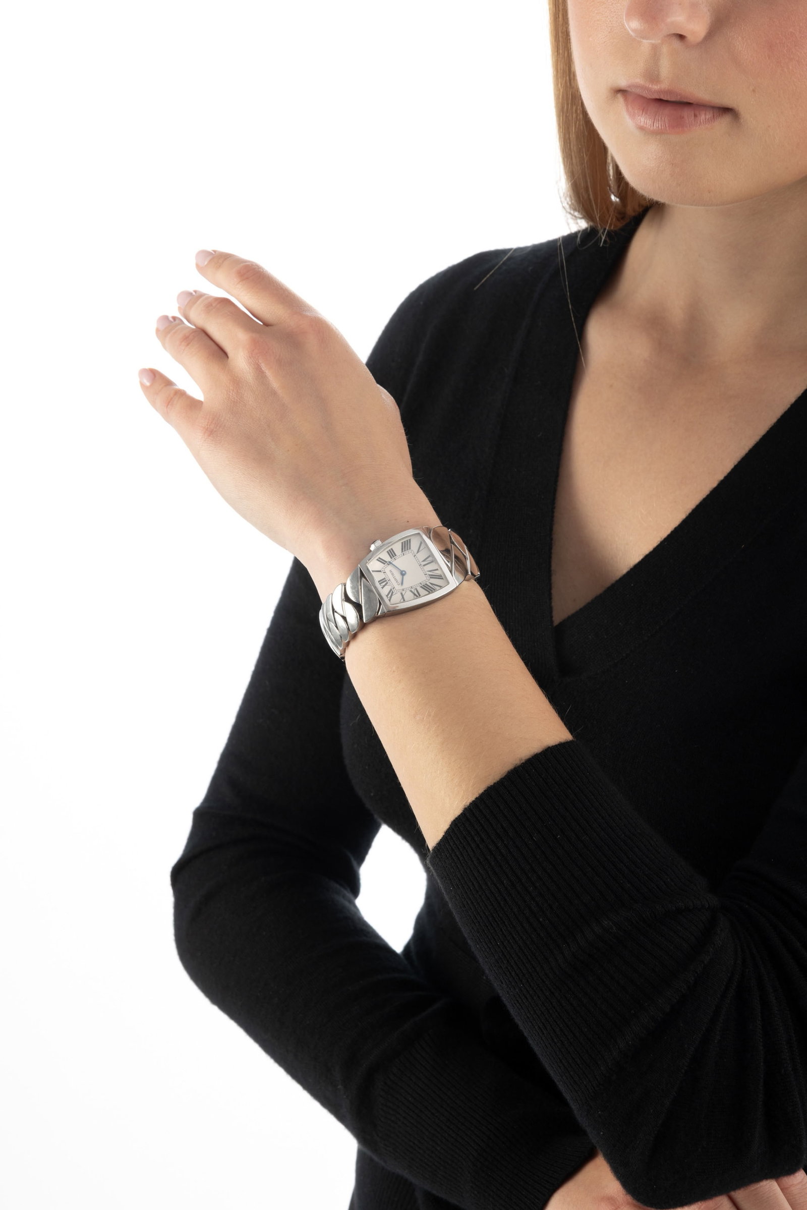 Cartier, La Dona, réf. 2835, montre-bracelet en acier Mouvement: cal. 690, quartz, 8 rubis  - 5