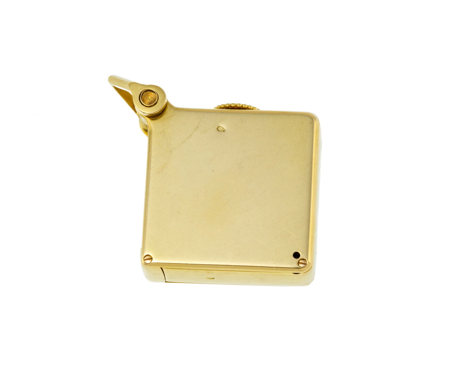 Cartier, montre pendentif en or 750, années 1940-50 Mouvement: mécanique, 15 rubis, n - 2