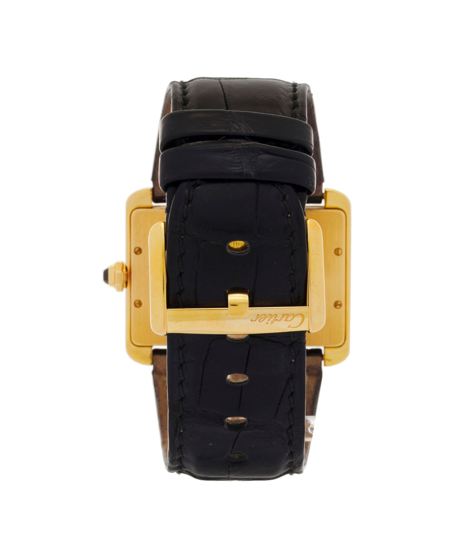 Cartier, Tank Divan, réf. 2602, montre en or 750 Mouvement: cal. 690, quartz, 8 rubis Bo - 3