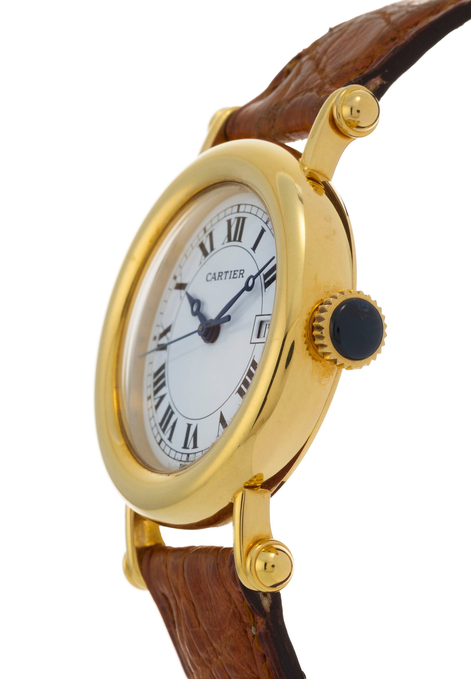 Cartier, Diabolo, réf. 1420 0, montre en or 750 Mouvement: cal. 87.06, quartz, 7 rubis Bo&# - 2