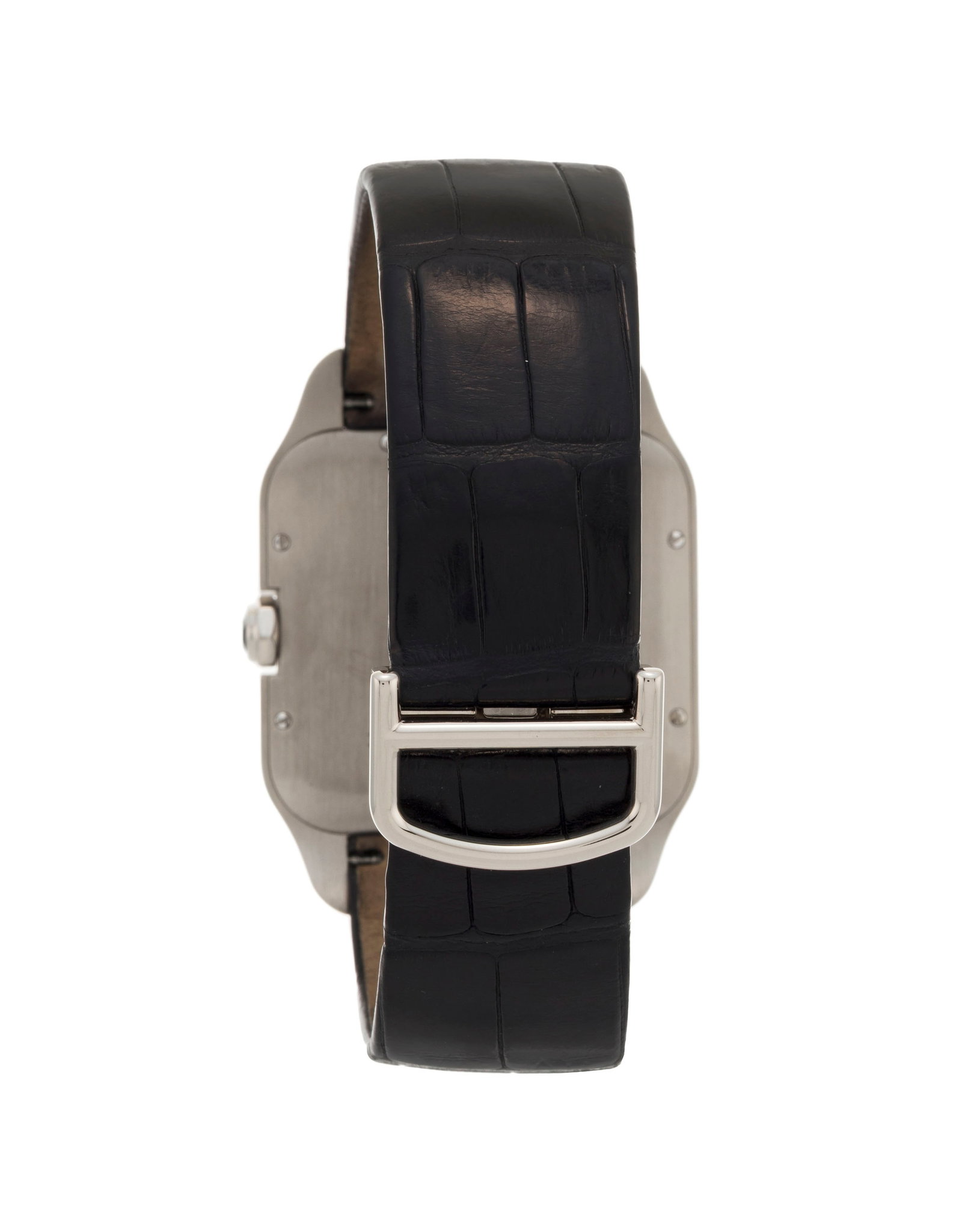 Cartier, Santos Dumont, réf. 2651, montre en or gris 750 Mouvement: cal. 430 MC, mécaniq - 3
