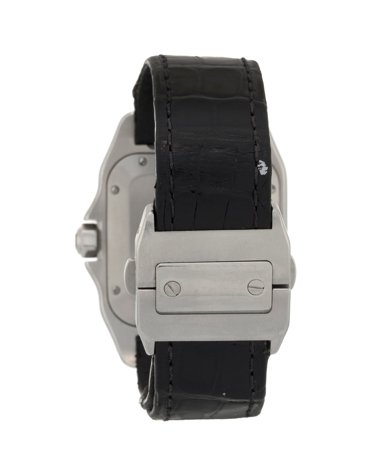 Cartier, Santos 100, réf. 2878, montre en acier Mouvement: cal. 076/ETA 2671, automatique, 2 - 3