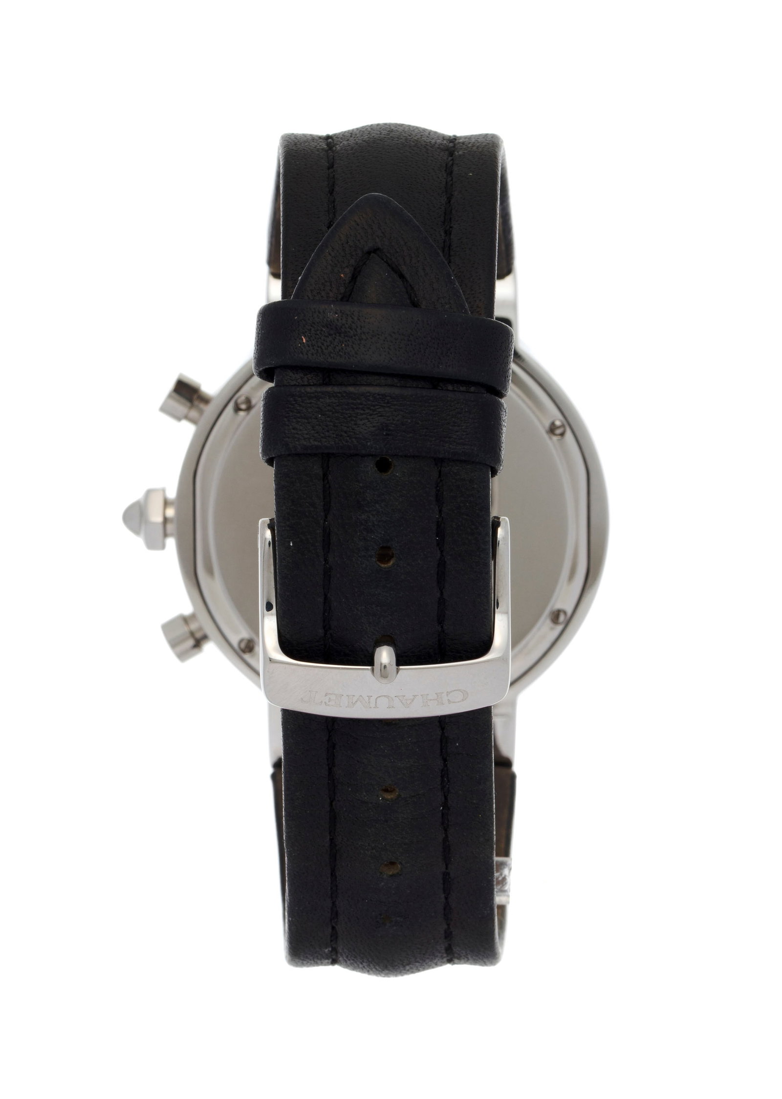 Chaumet, montre chronographe à rattrapante en acier Mouvement: cal. ETA 251.262, quartz, 27 r - 3