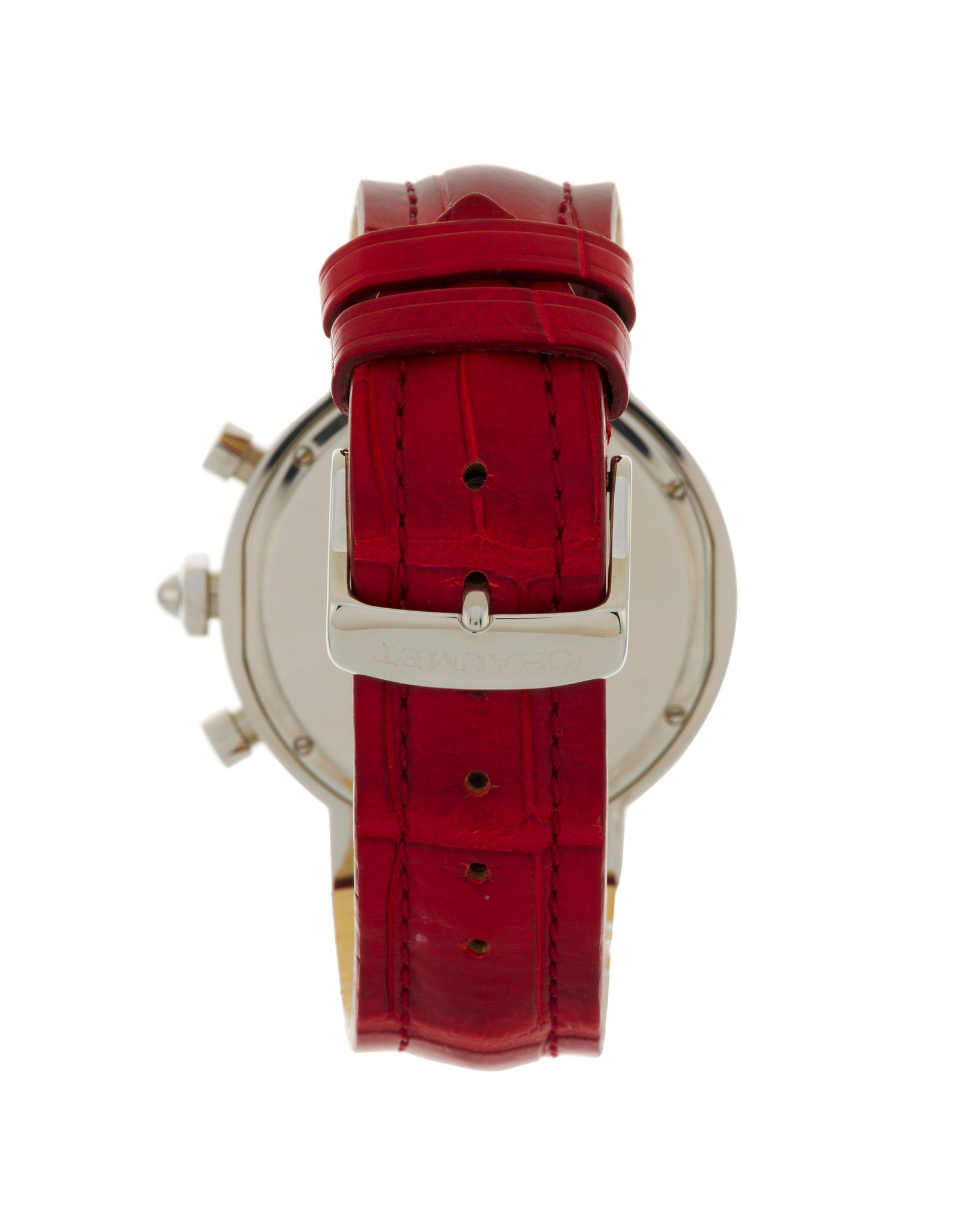 Chaumet, montre chronographe en acier Mouvement: cal. ETA 251.262, quartz, 27 rubis Boîtie - 3