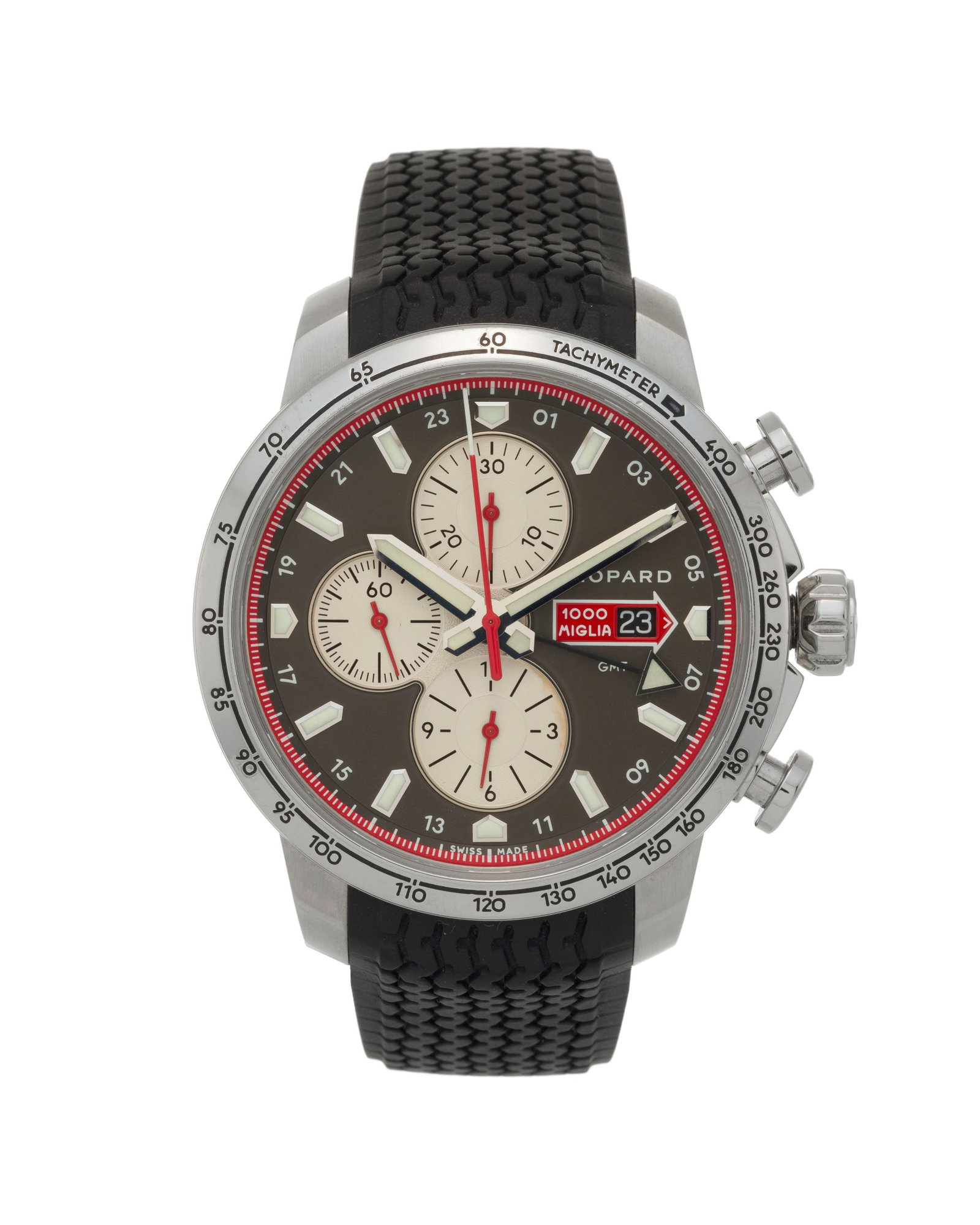Chopard, _Mille Miglia Competito_r, réf. 8557 montre chronographe en acier avec indication d'un (1 of 4)