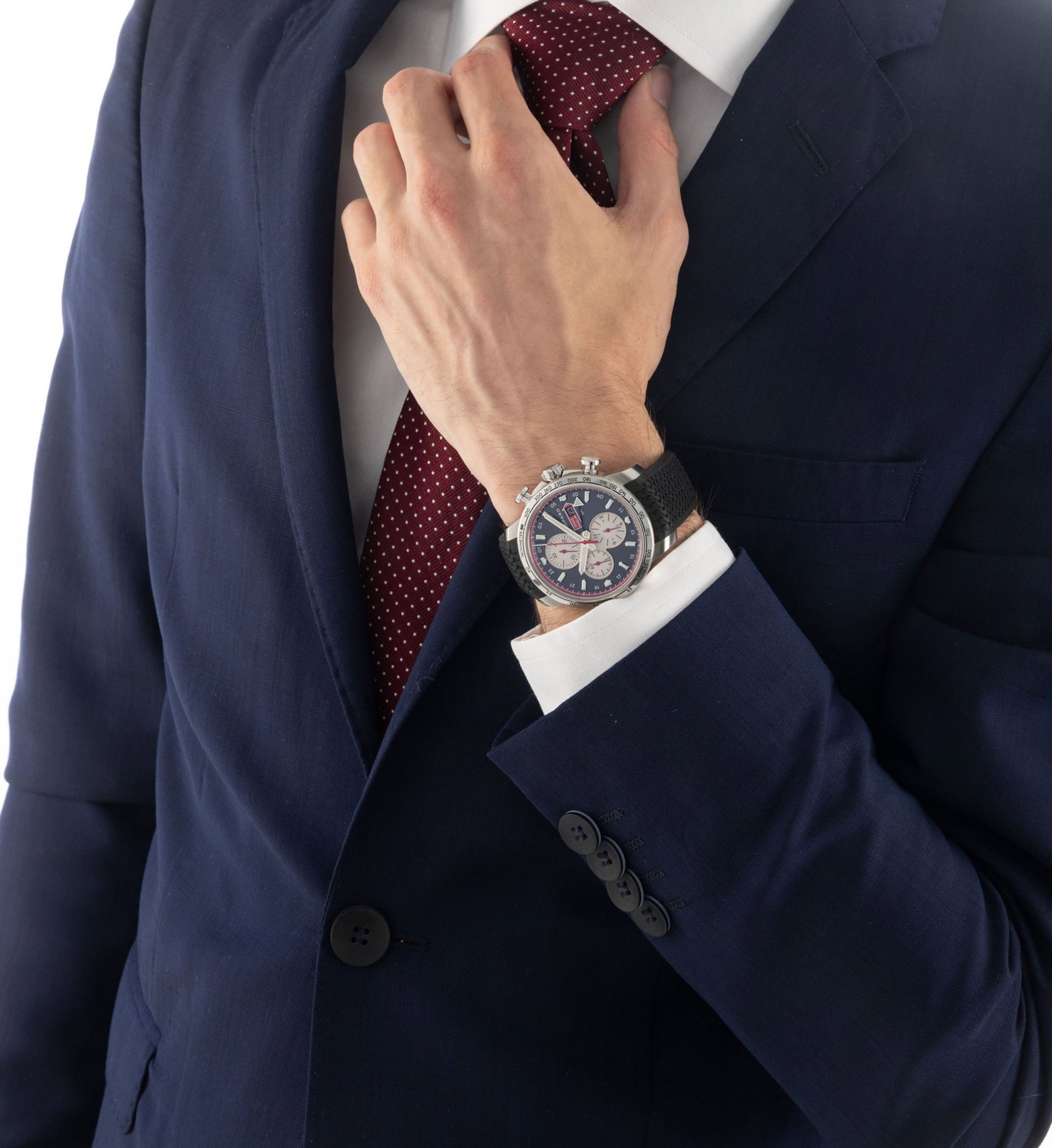 Chopard, _Mille Miglia Competito_r, réf. 8557 montre chronographe en acier avec indication d'un - 4