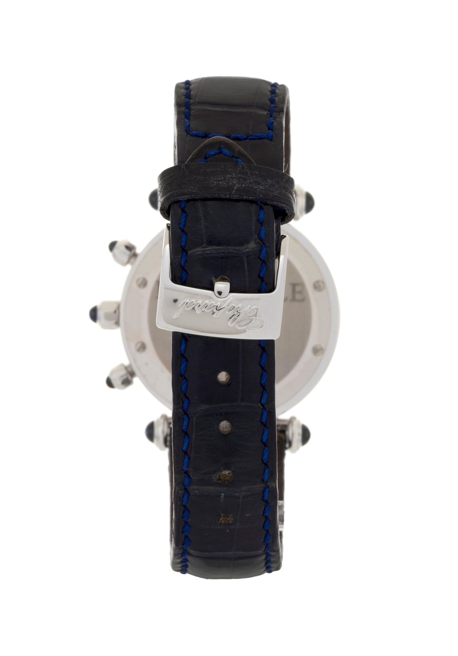 Chopard, Impériale, réf. 4143/383168, montre chronographe en or gris 750 avec index et lun - 3
