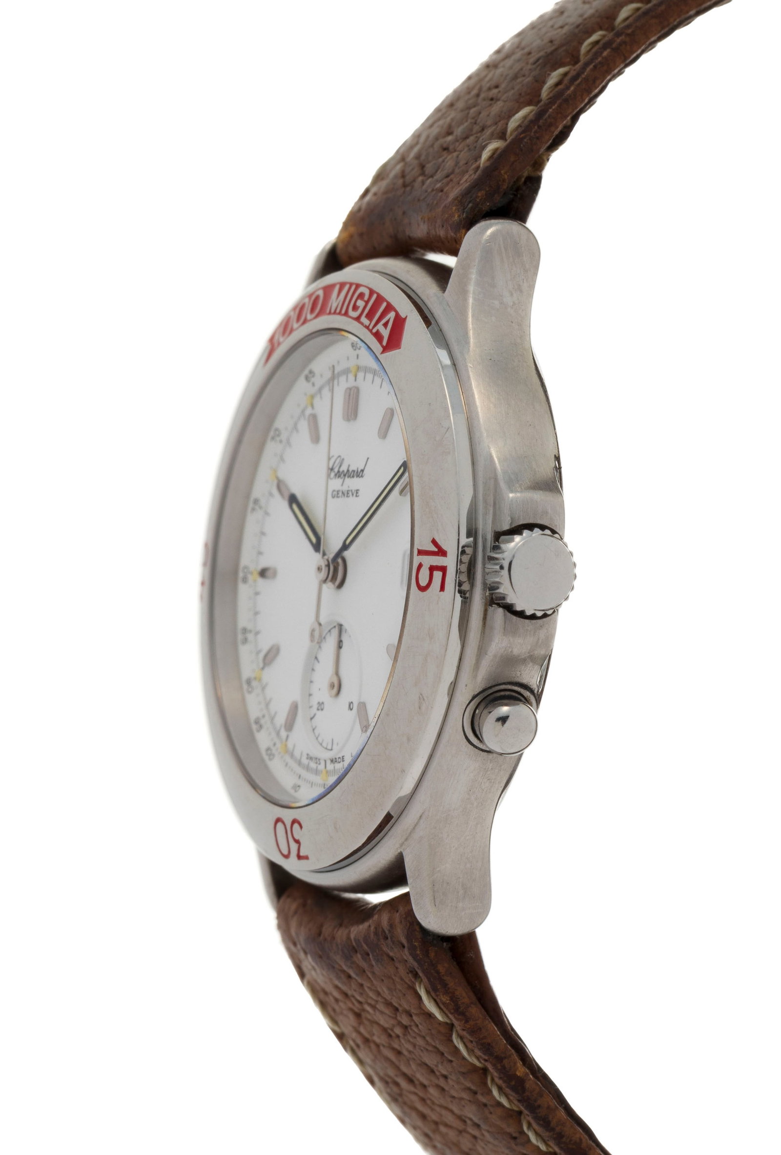 Chopard, Mille Miglia, réf. 8141, montre chronographe monopoussoir en acier Mouvement: quartz - 2