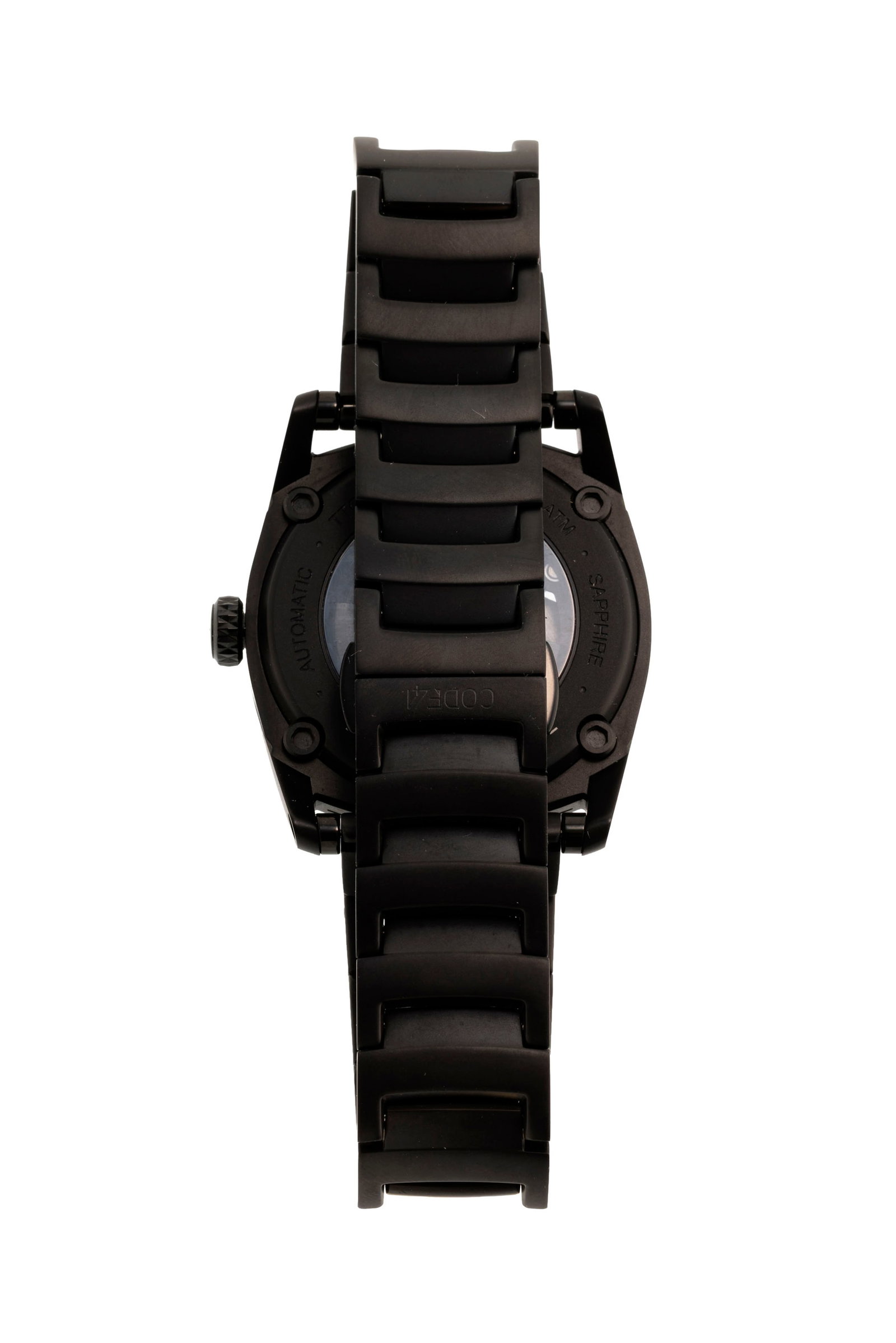 Code41, Day 41, réf. Edition 4-0652, montre-bracelet squelette en acier avec revêtement no - 4