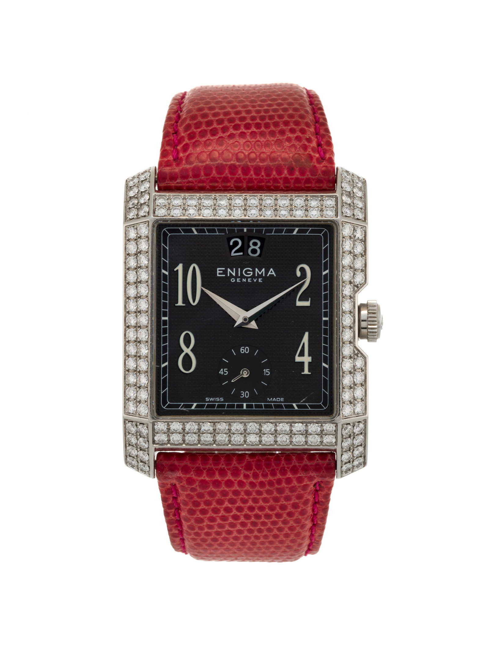 Enigma, montre petite seconde en acier sertie de diamants Mouvement: automatique Boîtier: n (1 of 4)