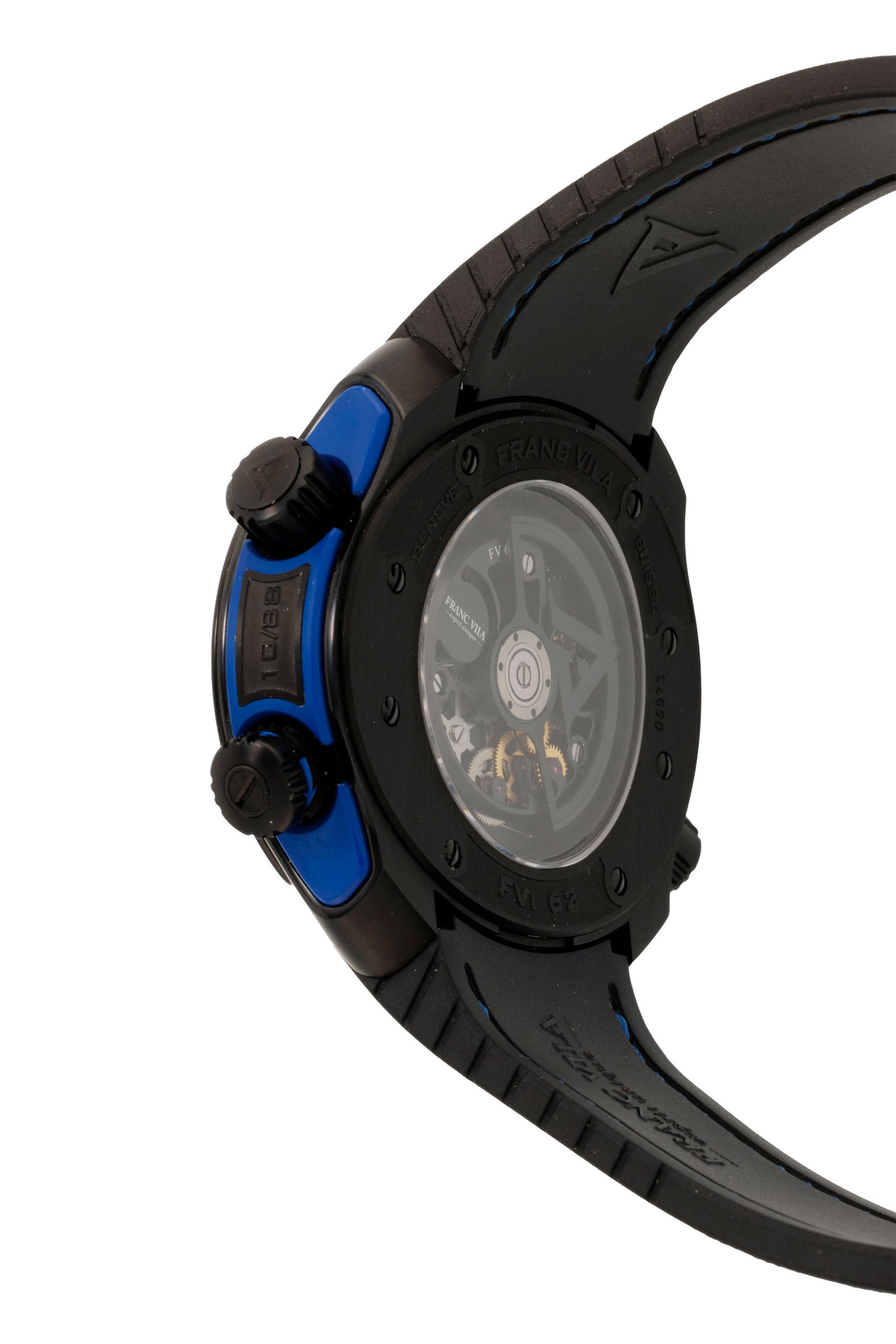 Franc Vila, I_ntrepido Diver Superligero_, réf. FVI62, montre en acier avec revêtement PVD - 3