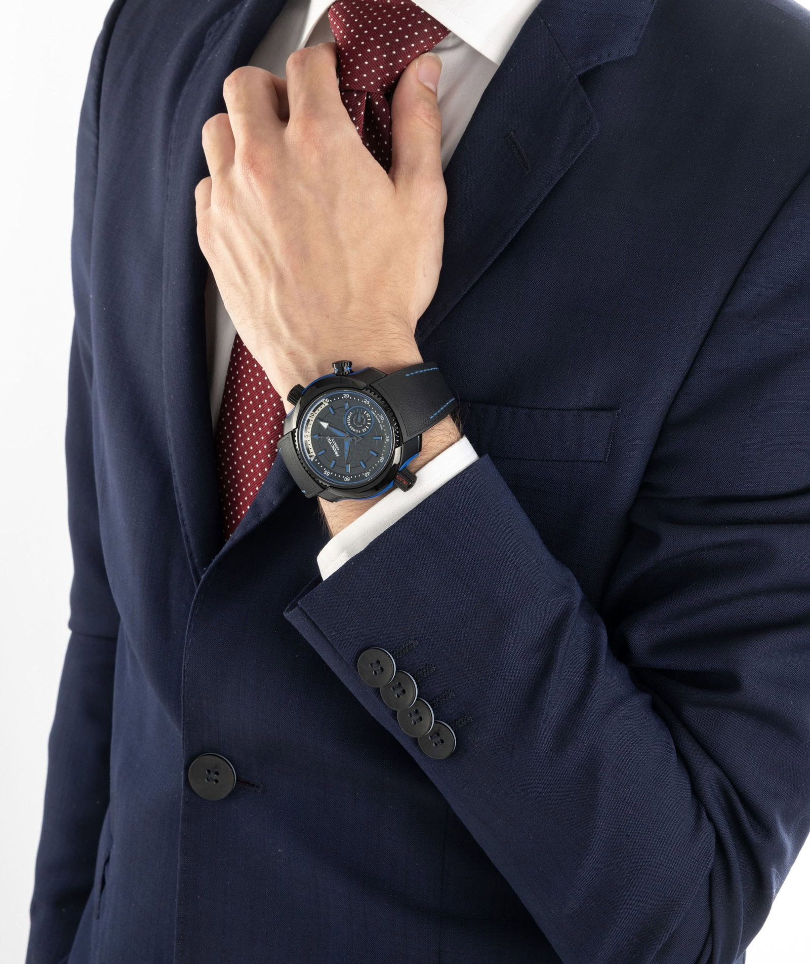 Franc Vila, I_ntrepido Diver Superligero_, réf. FVI62, montre en acier avec revêtement PVD - 5