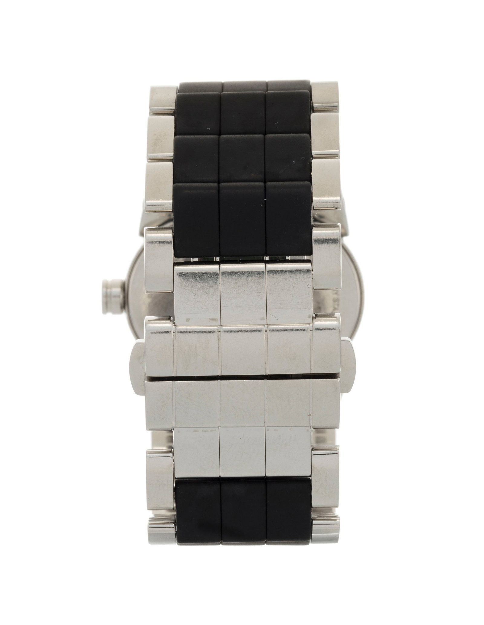 Fred, montre-bracelet en acier et caoutchouc sertie de diamants Mouvement: cal. 980.106, quartz,  - 3