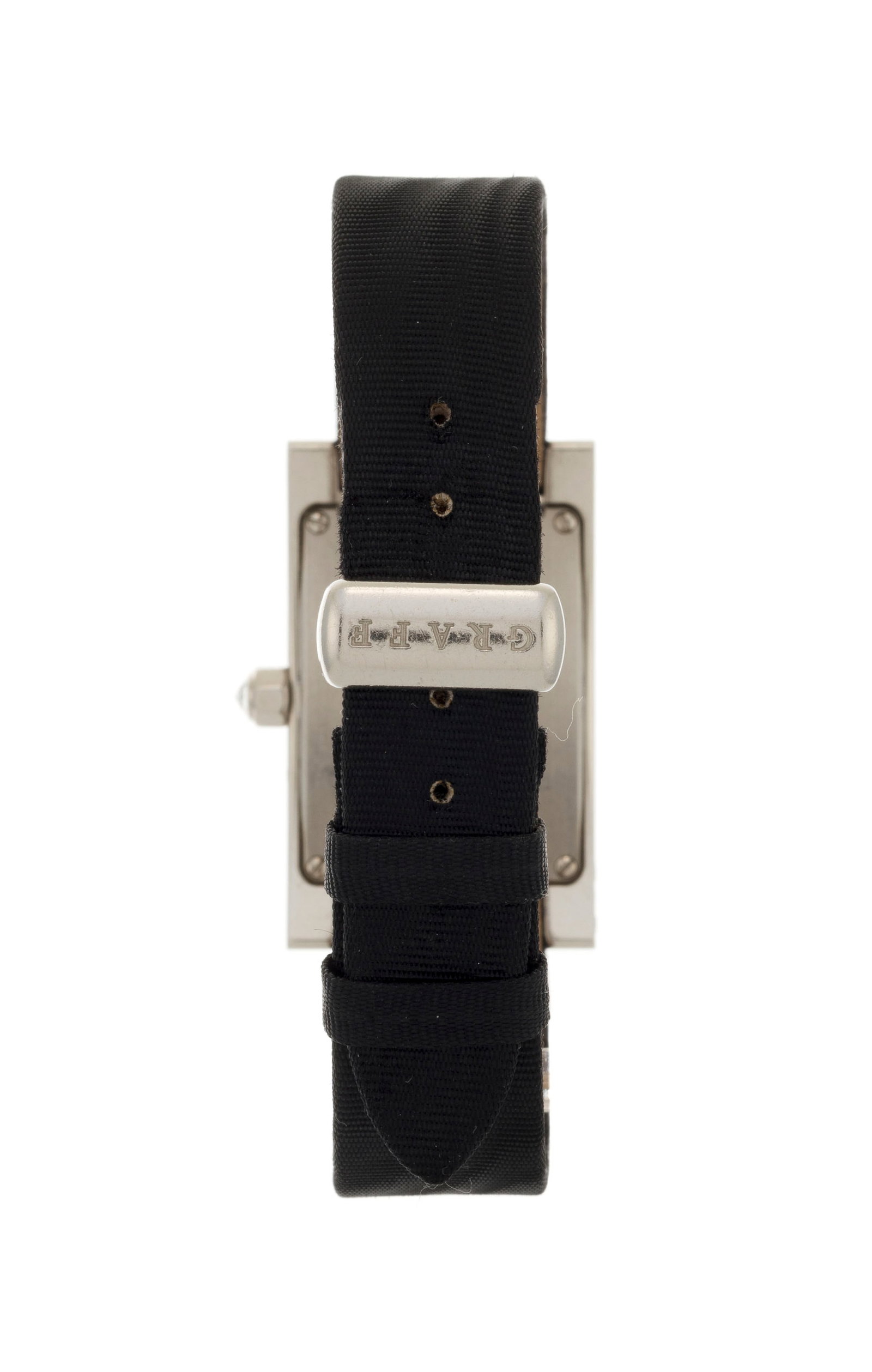 Graff, montre en or gris 750 ornée d'un cadran en nacre et serties de diamants Mouvement: cal - 3