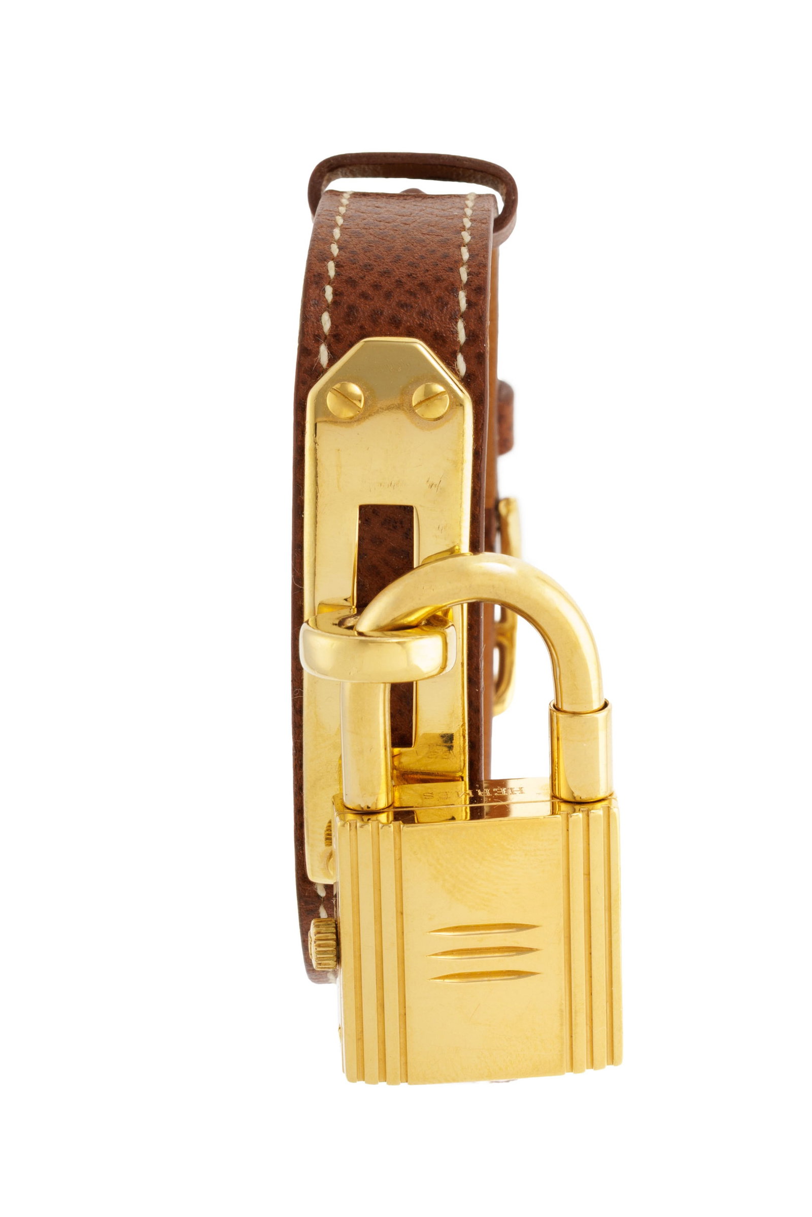 Hermès, Kelly, réf. KE1.201, montre plaqué or Mouvement: cal. ETA 901.001, quartz, - 2