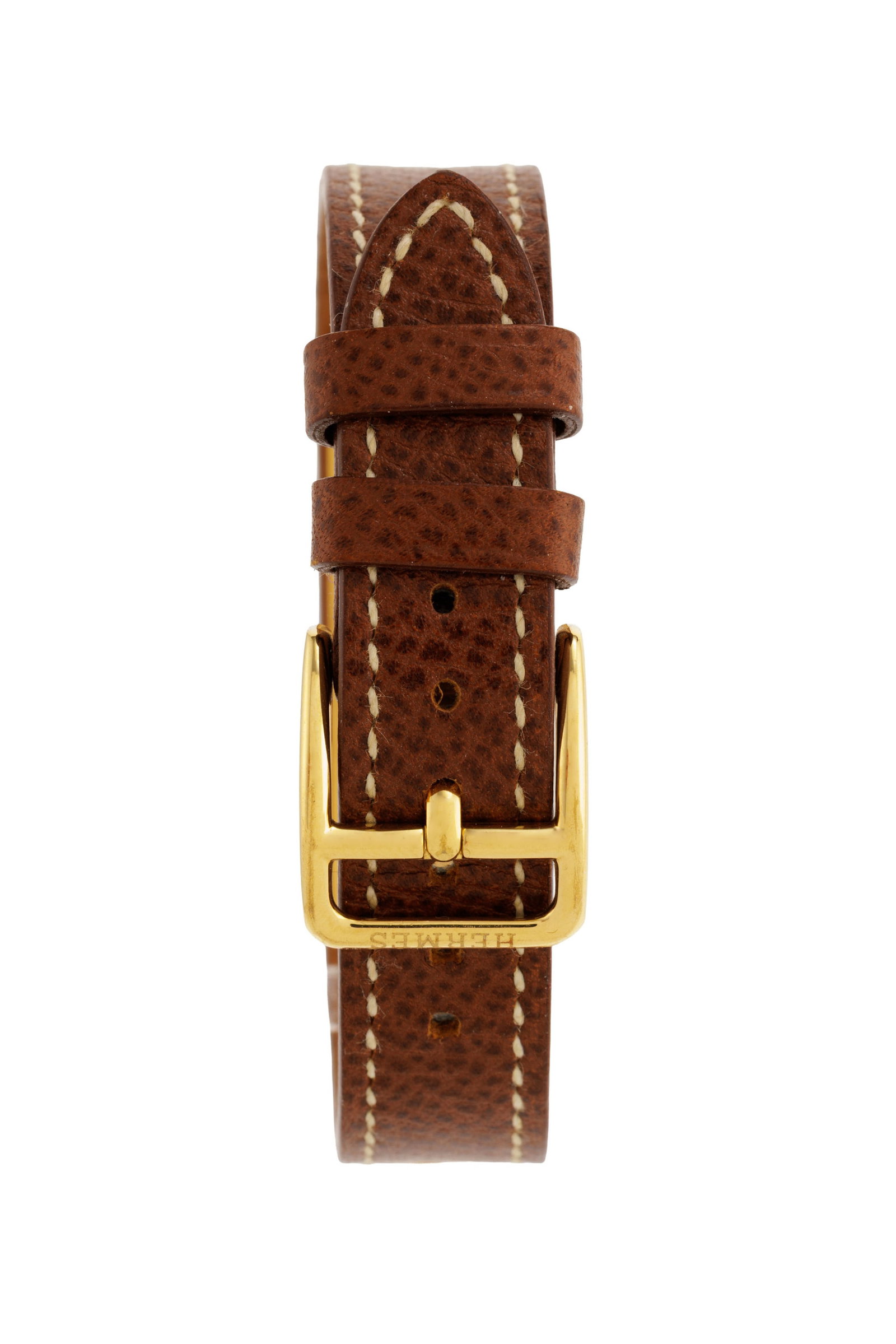Hermès, Kelly, réf. KE1.201, montre plaqué or Mouvement: cal. ETA 901.001, quartz, - 5