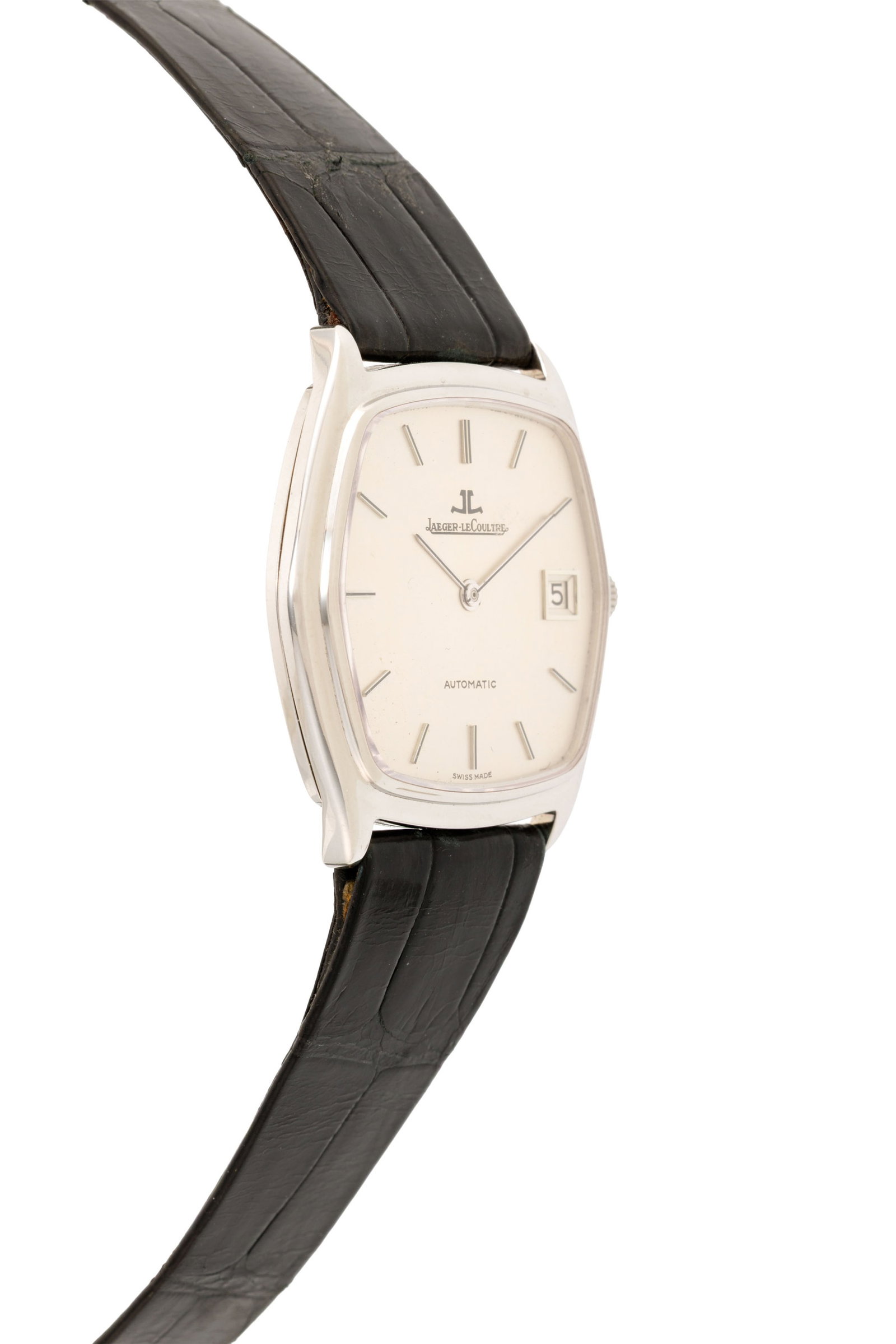 Jaeger-LeCoultre, réf. 5000.42, montre en acier avec indication de la date Mouvement: cal. 90 - 2