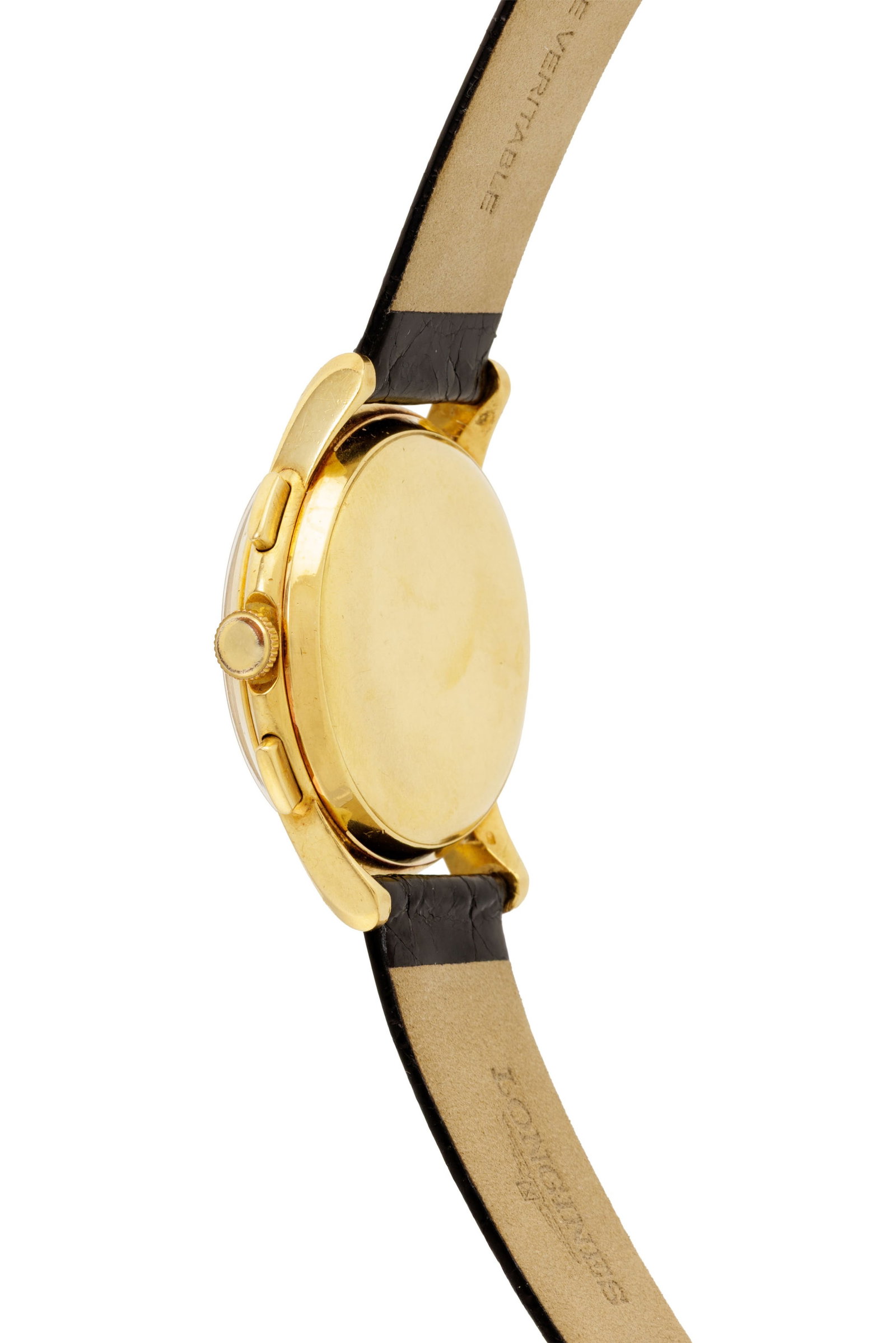 Longines, réf. 5965, montre chronographe en or 750, années 1950 Mouvement: cal. 30CH, m& - 3