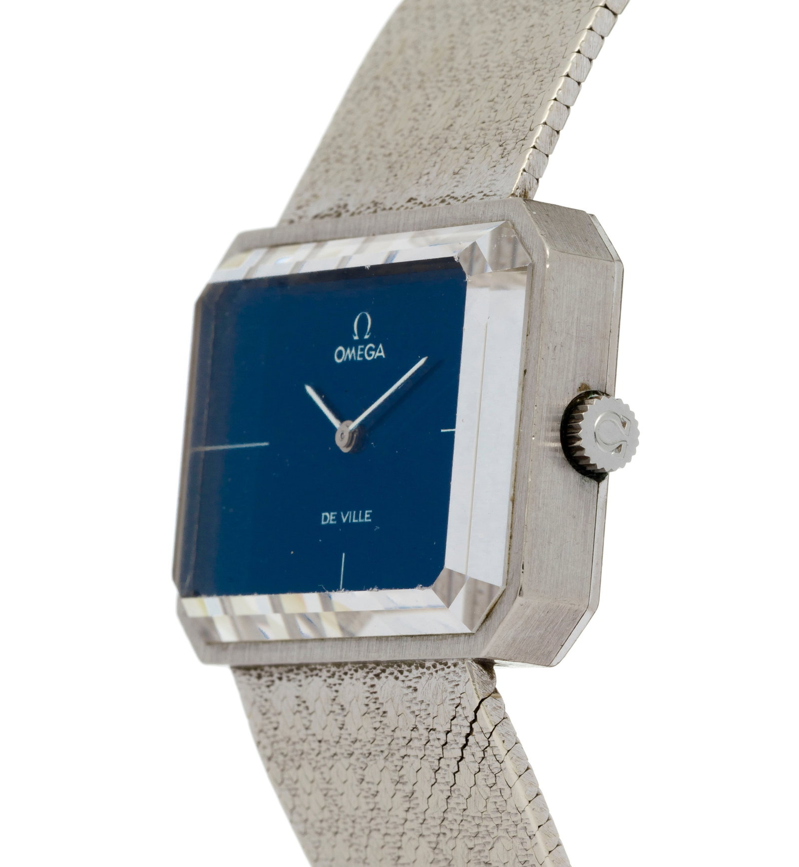 Omega, De Ville, réf. 8272, montre-bracelet en or gris 750, années 1970 Mouvement: cal.  - 2