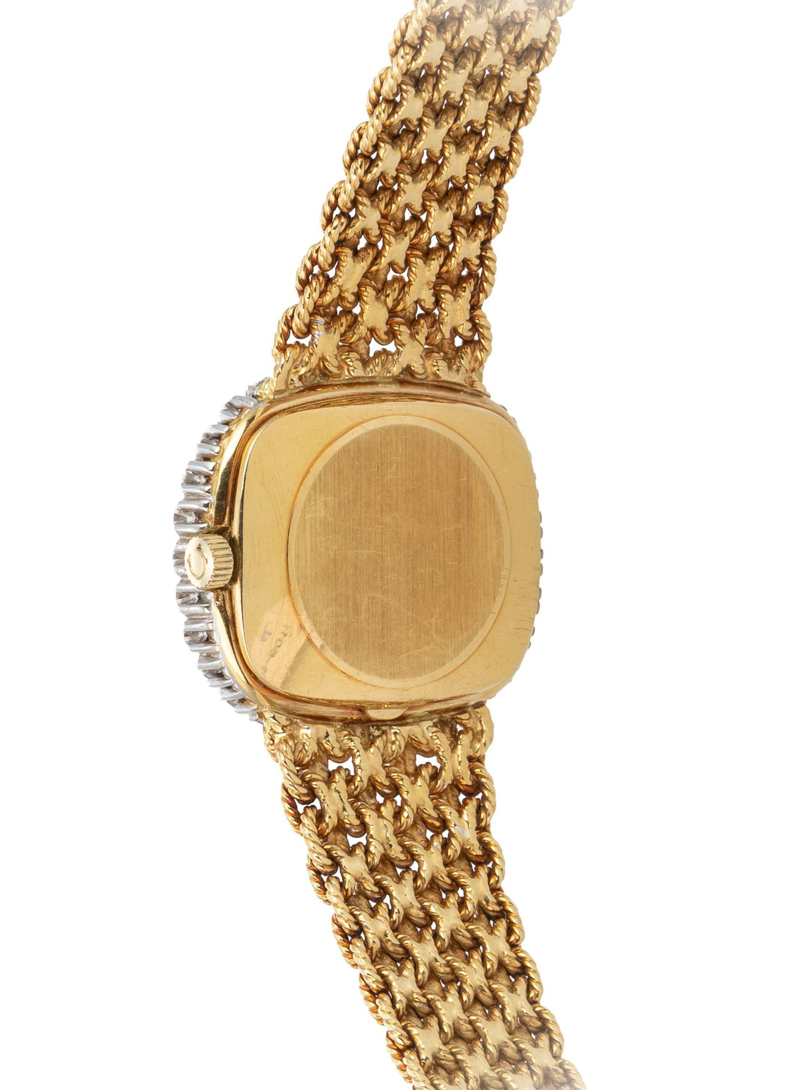 Omega, De Ville, réf. 8296, montre-bracelet 2 ors 750 sertie de diamants, années 1970 Mo - 3