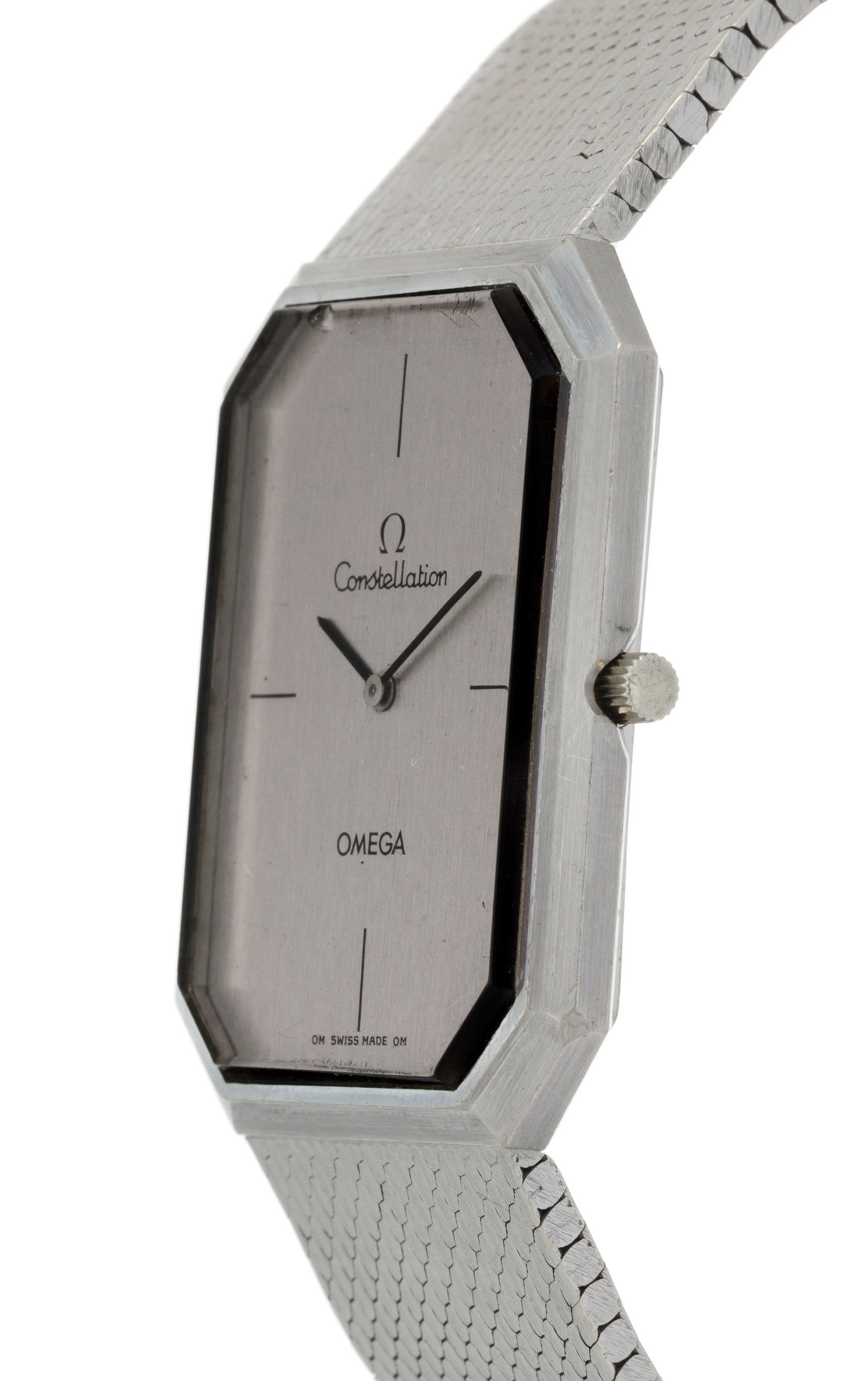 Omega, Constellation, montre-bracelet en or gris 750, années 1970 Mouvement: cal. 700, mé - 2