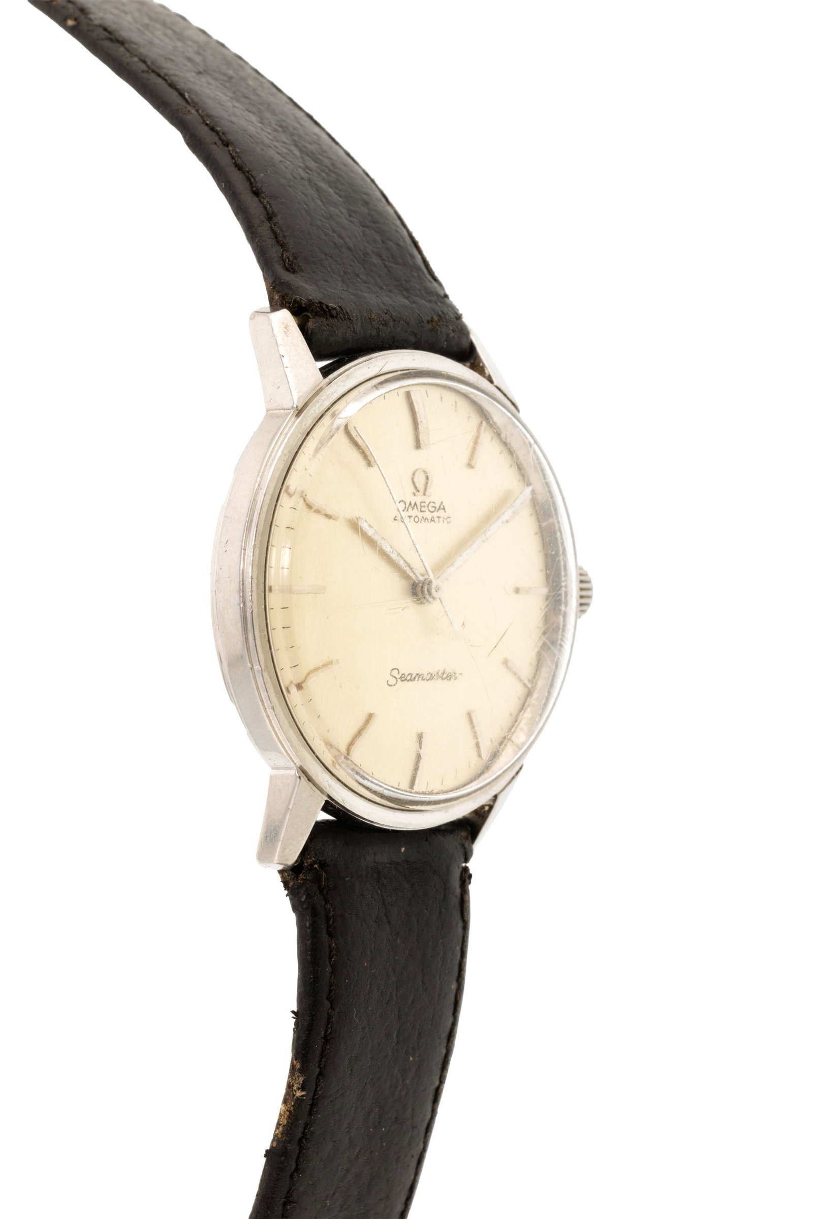 Omega, Seamaster, réf. 165.002, montre en acier, années 1960 Mouvement: cal. 552, automa - 3